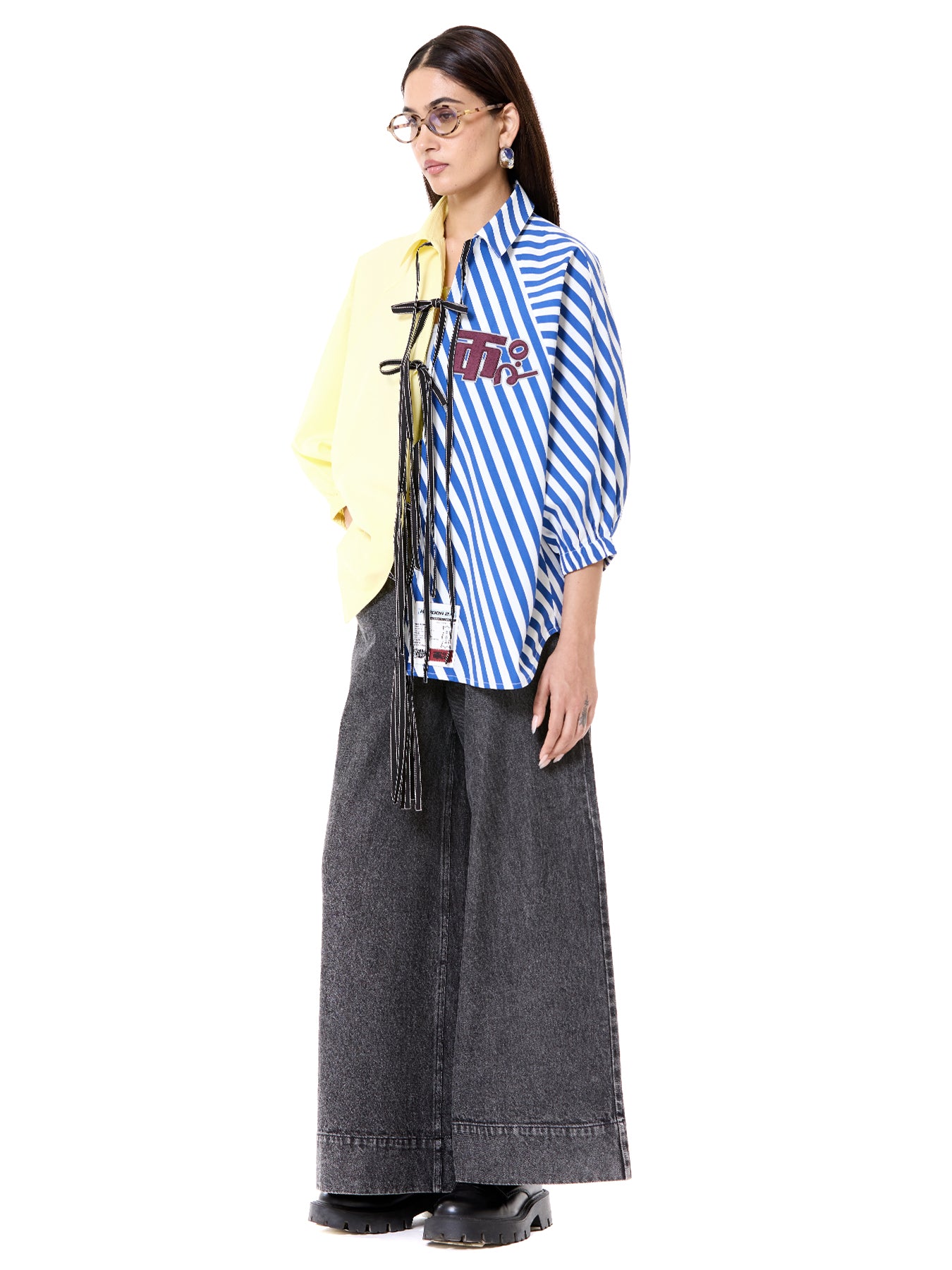 Logo Wing Tie-up Shirt