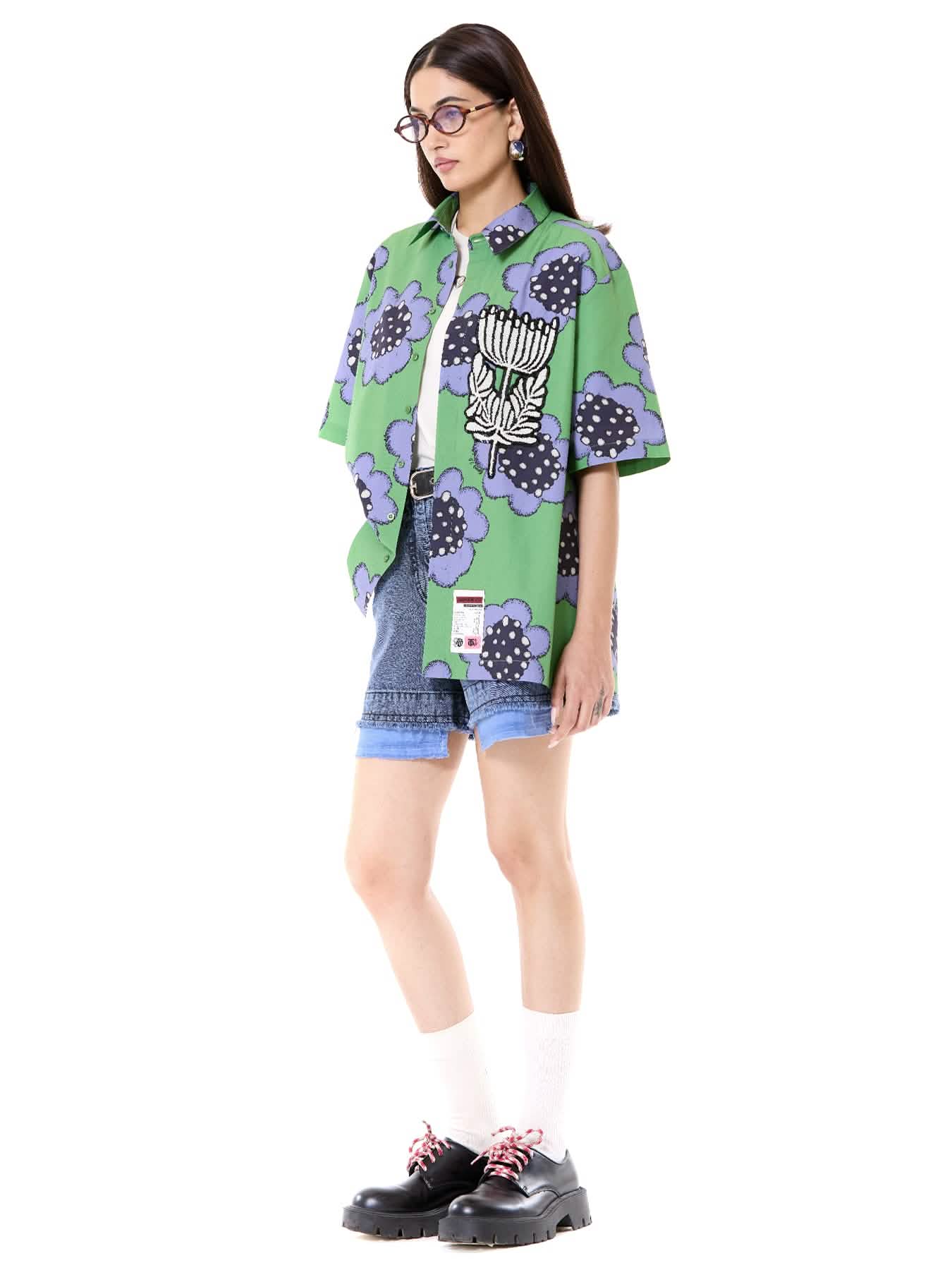 Embroidered Floral City Shirt