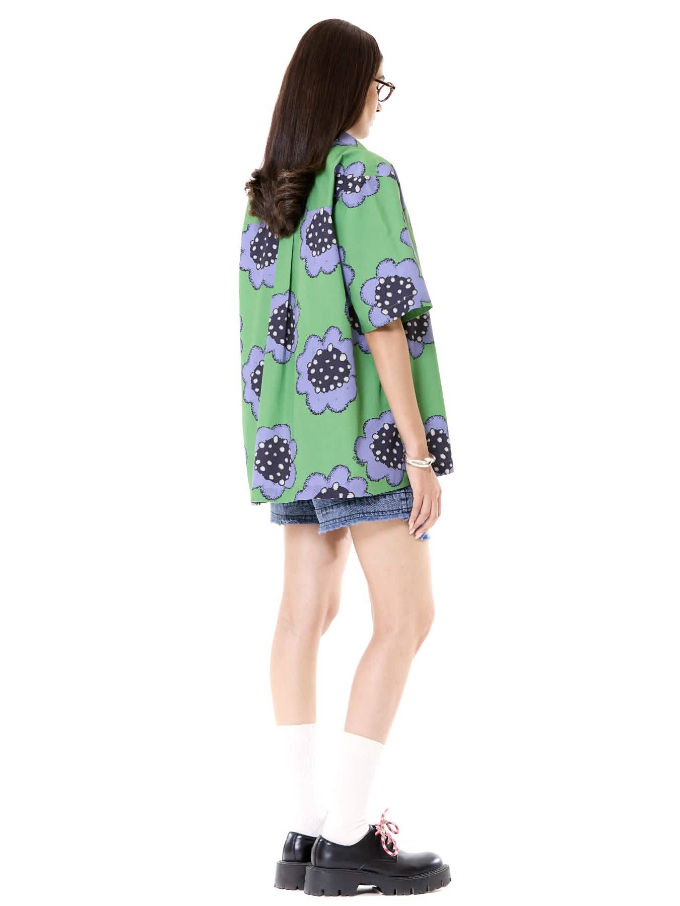 Embroidered Floral City Shirt