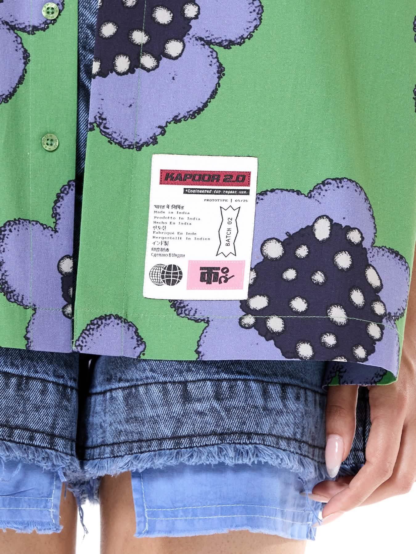 Embroidered Floral City Shirt