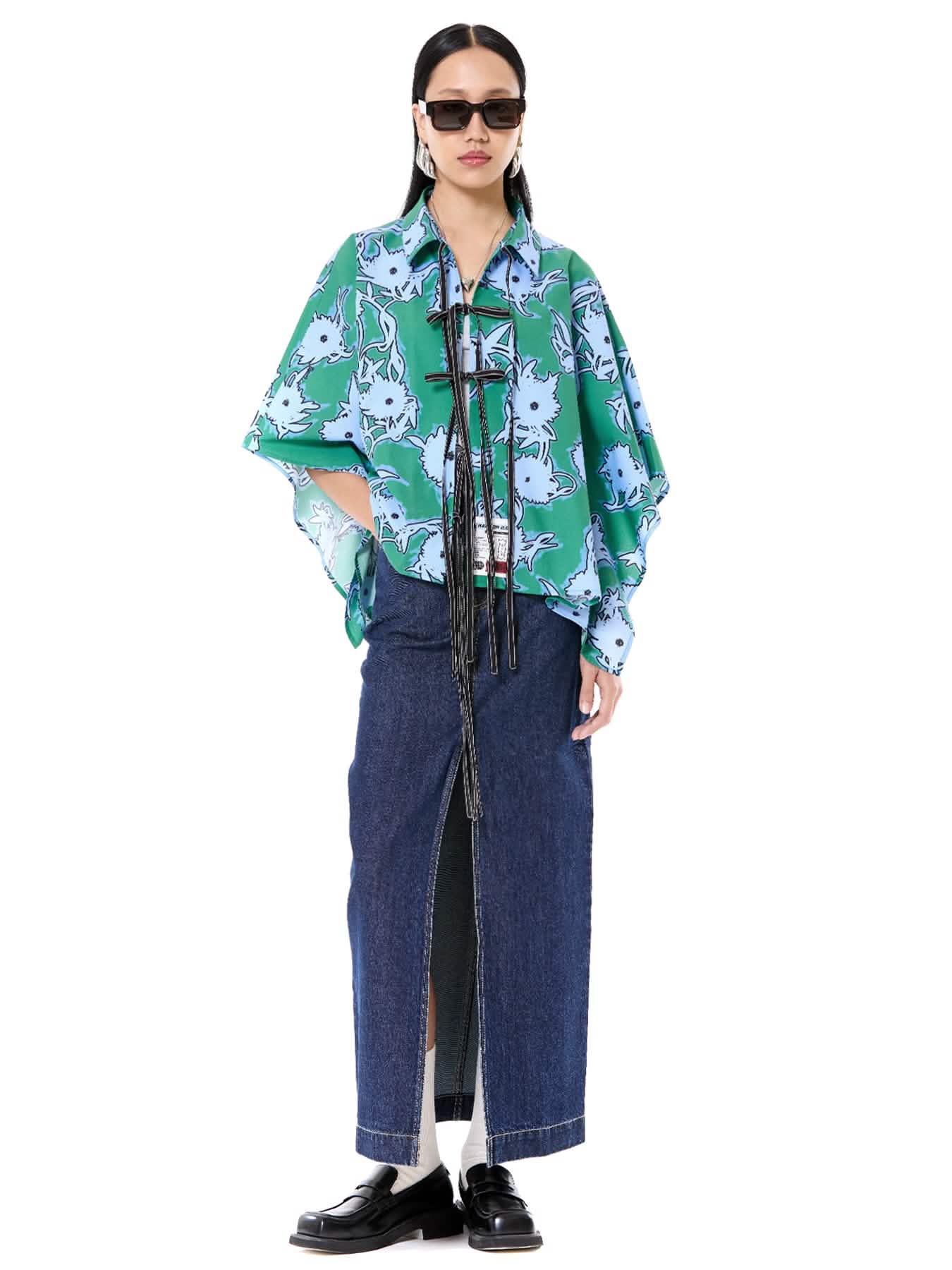 Lagoon Kaftan Tie-up Shirt