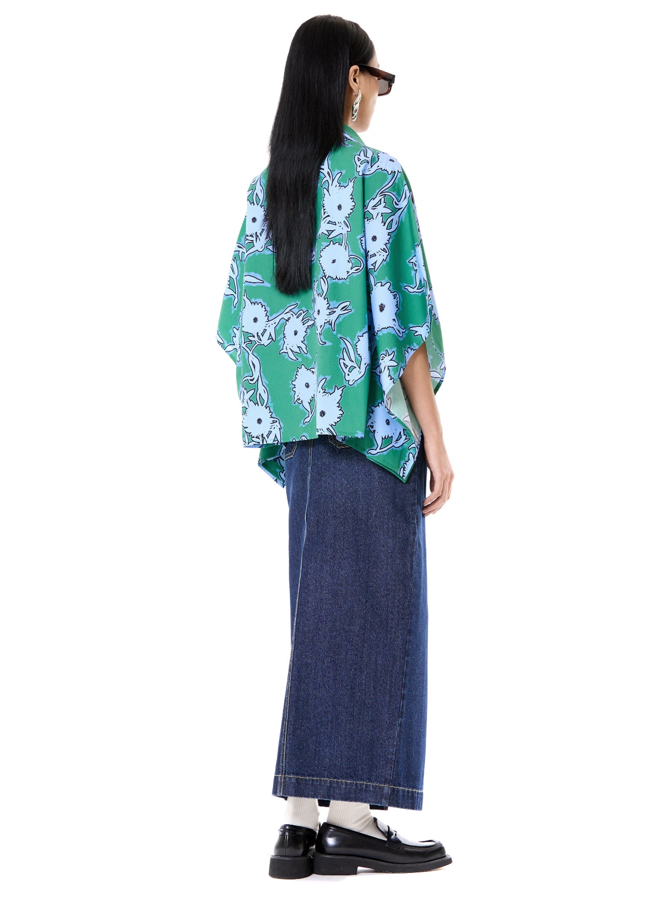 Lagoon Kaftan Tie-up Shirt