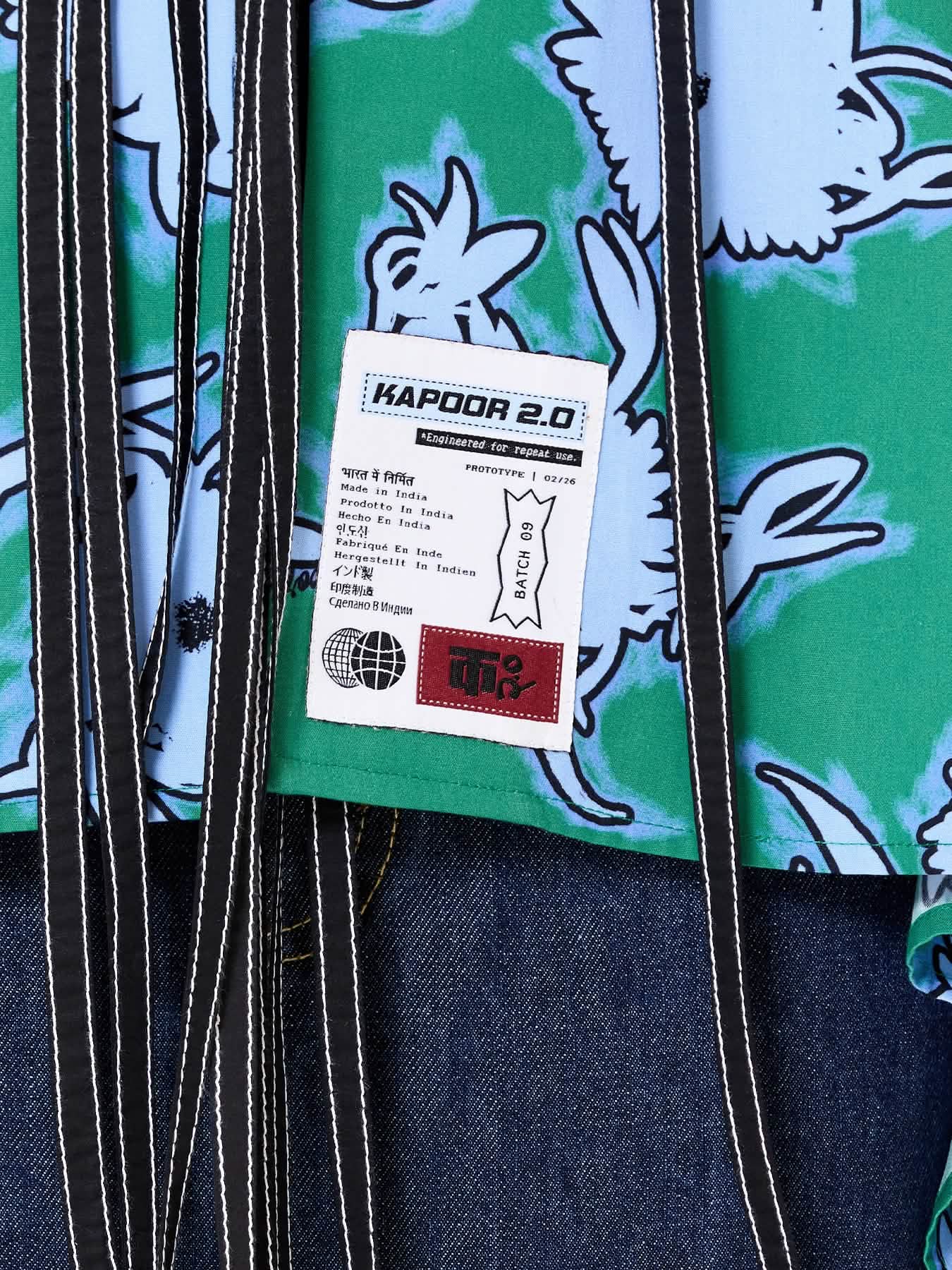 Lagoon Kaftan Tie-up Shirt