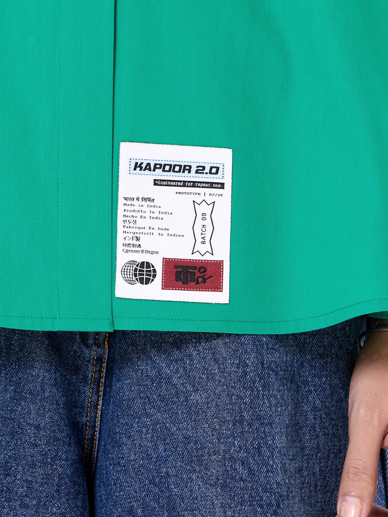 Embroidered Oversize Shirt