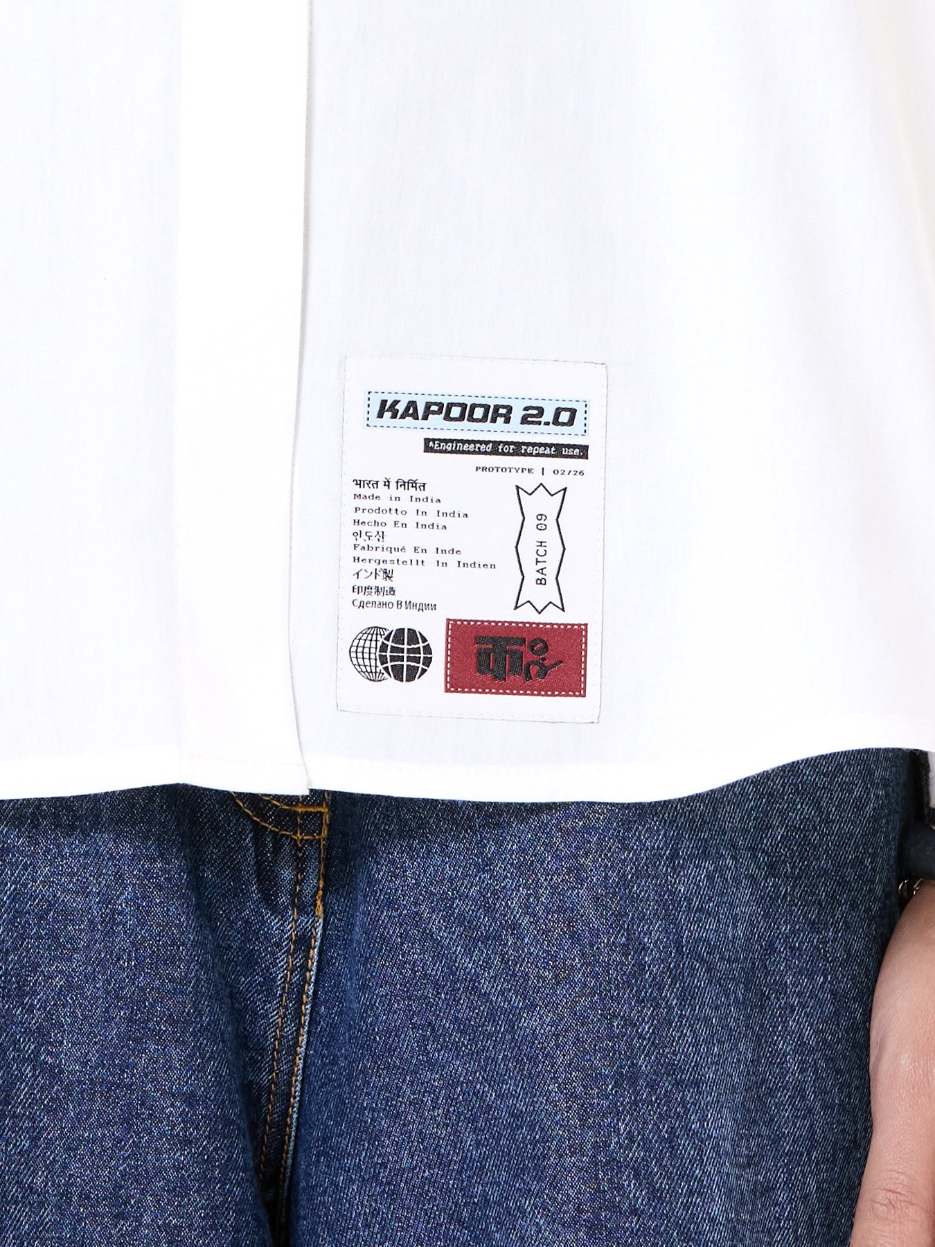 Embroidered Oversize Shirt