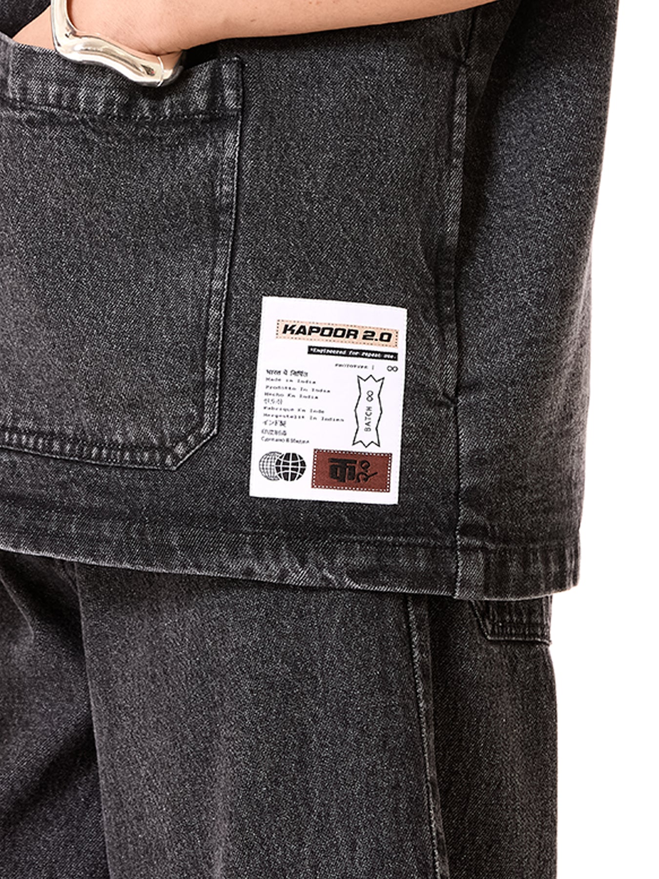 Distressed Tie-up Vest