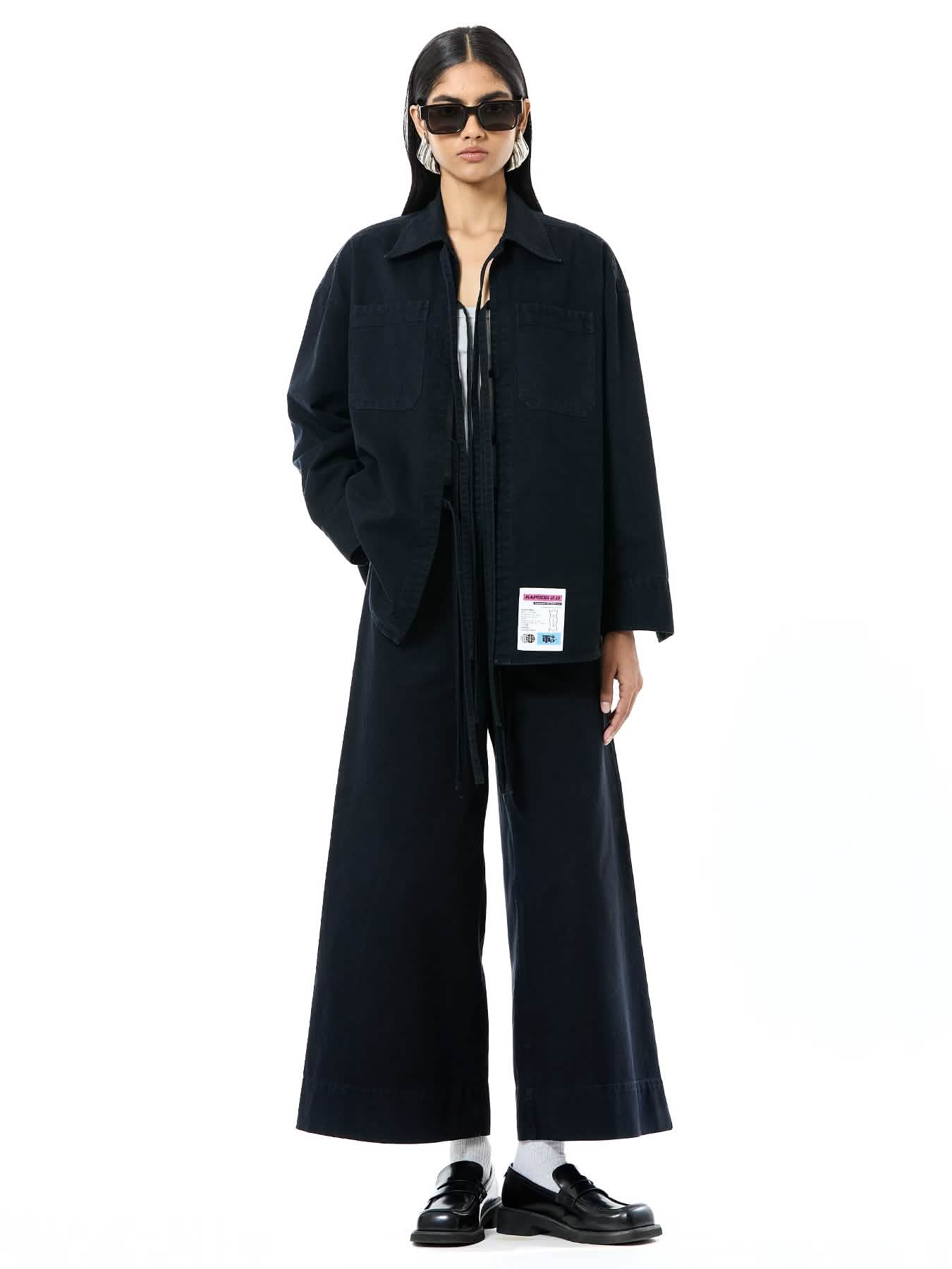 Tie-up Shacket Co-ord Set