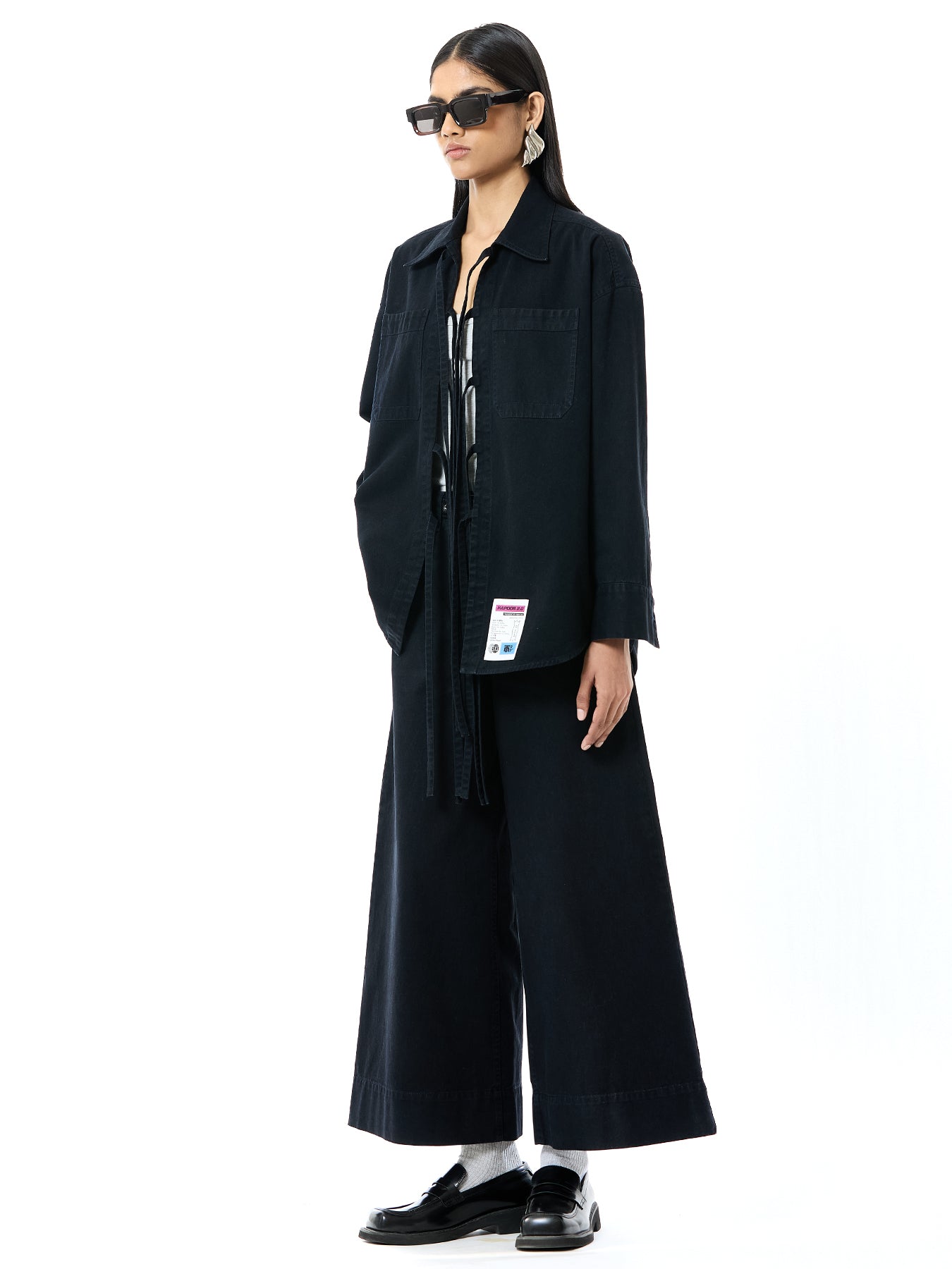 Tie-up Shacket Co-ord Set