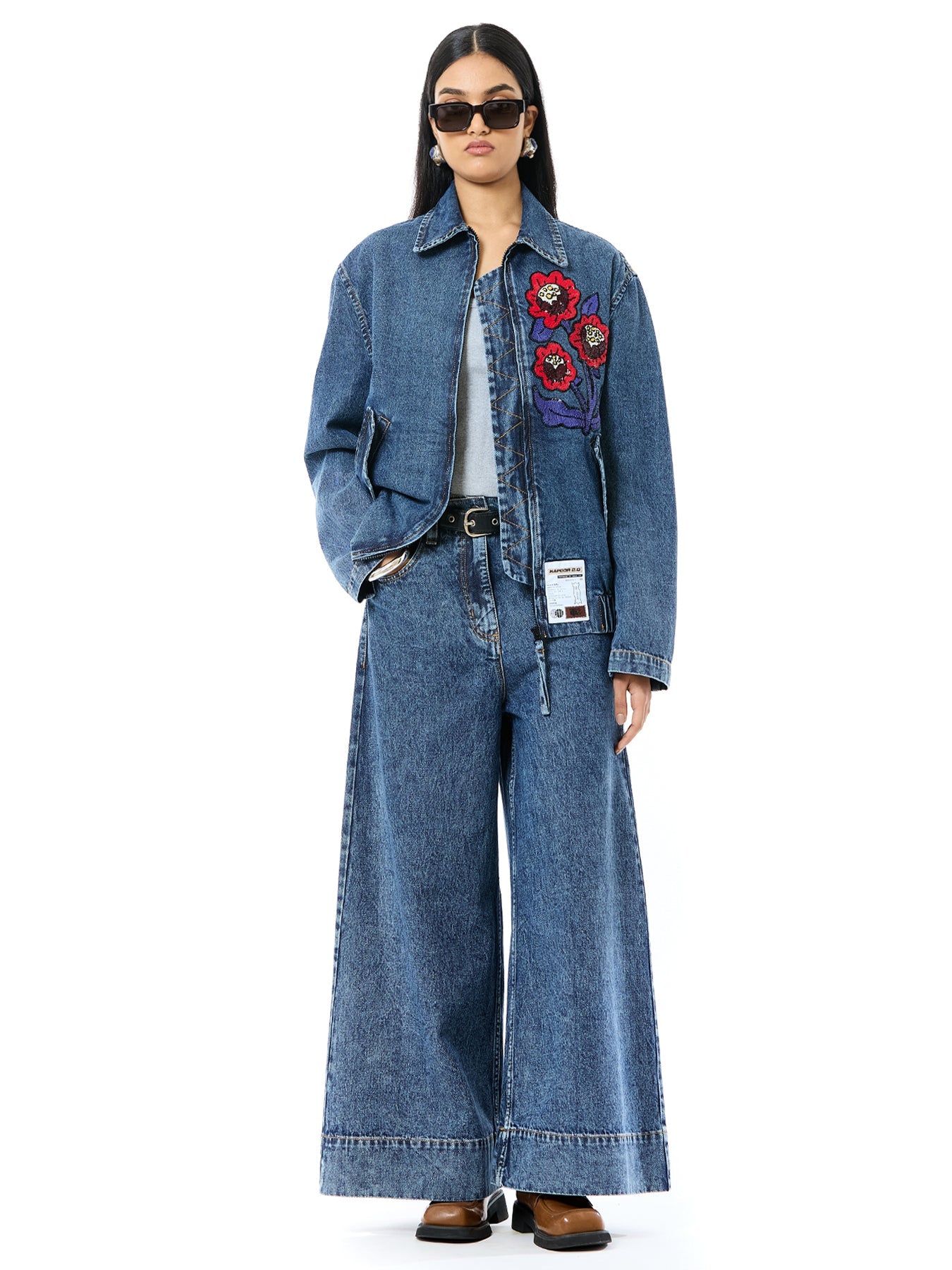 Embroidered Bomber Jacket