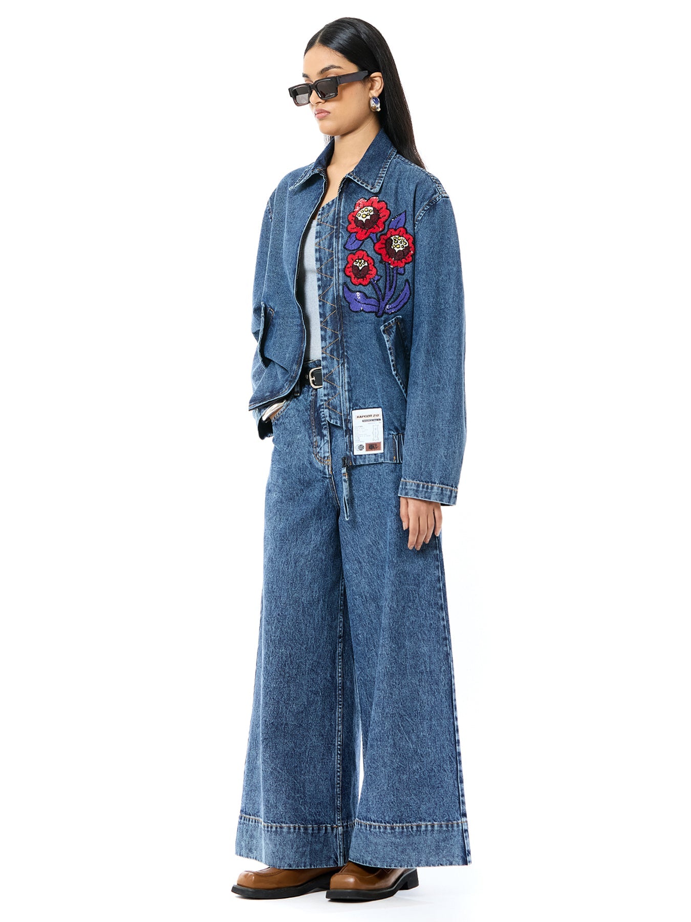 Embroidered Bomber Jacket