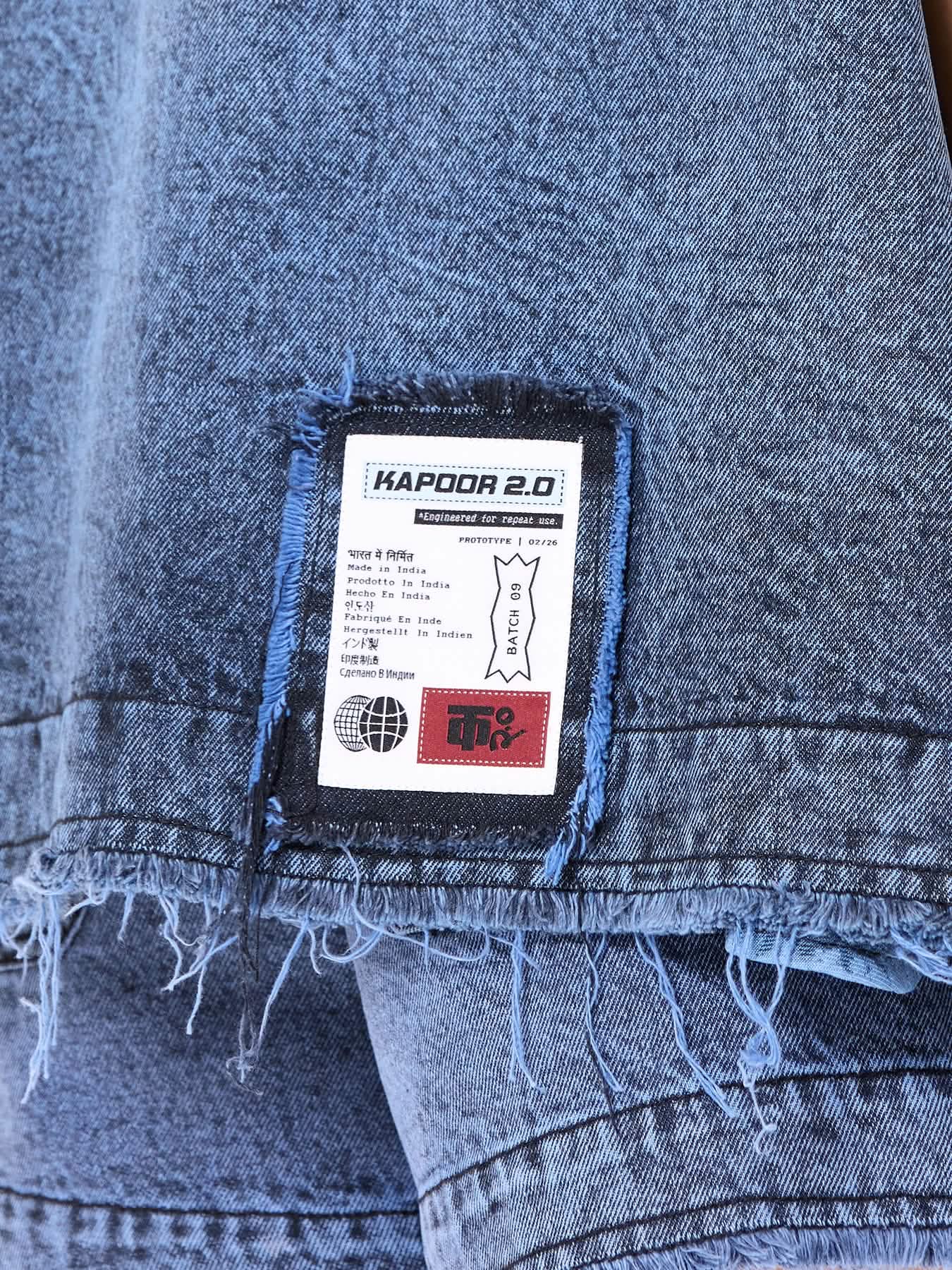 Raw Edge Tie-up Vest