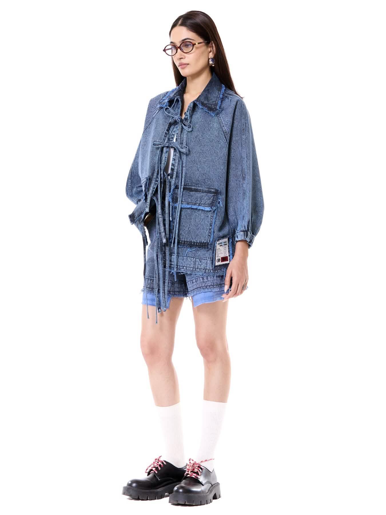 Raw Edge Denim Co-ord Set