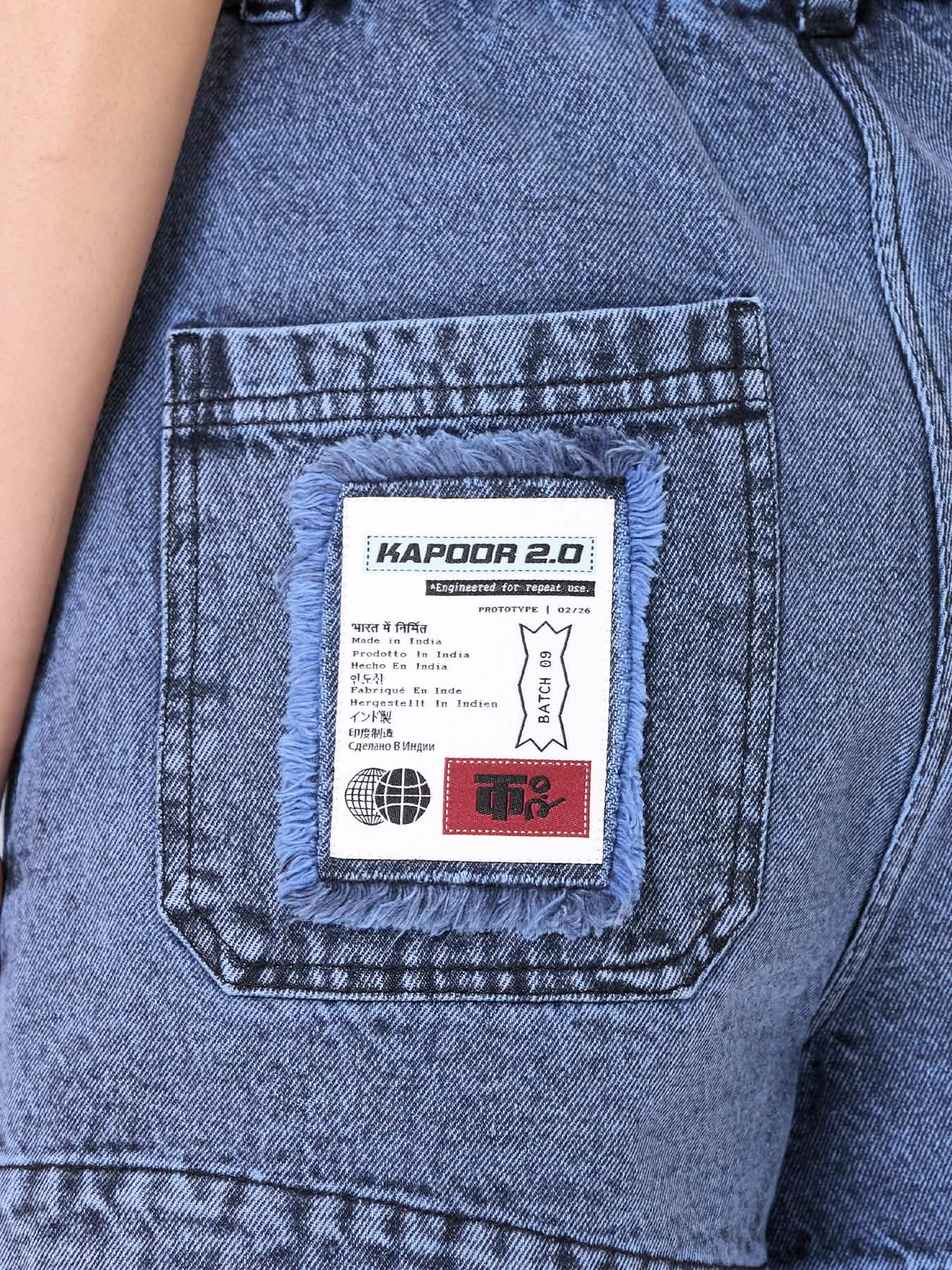 Raw Edge Denim Shorts