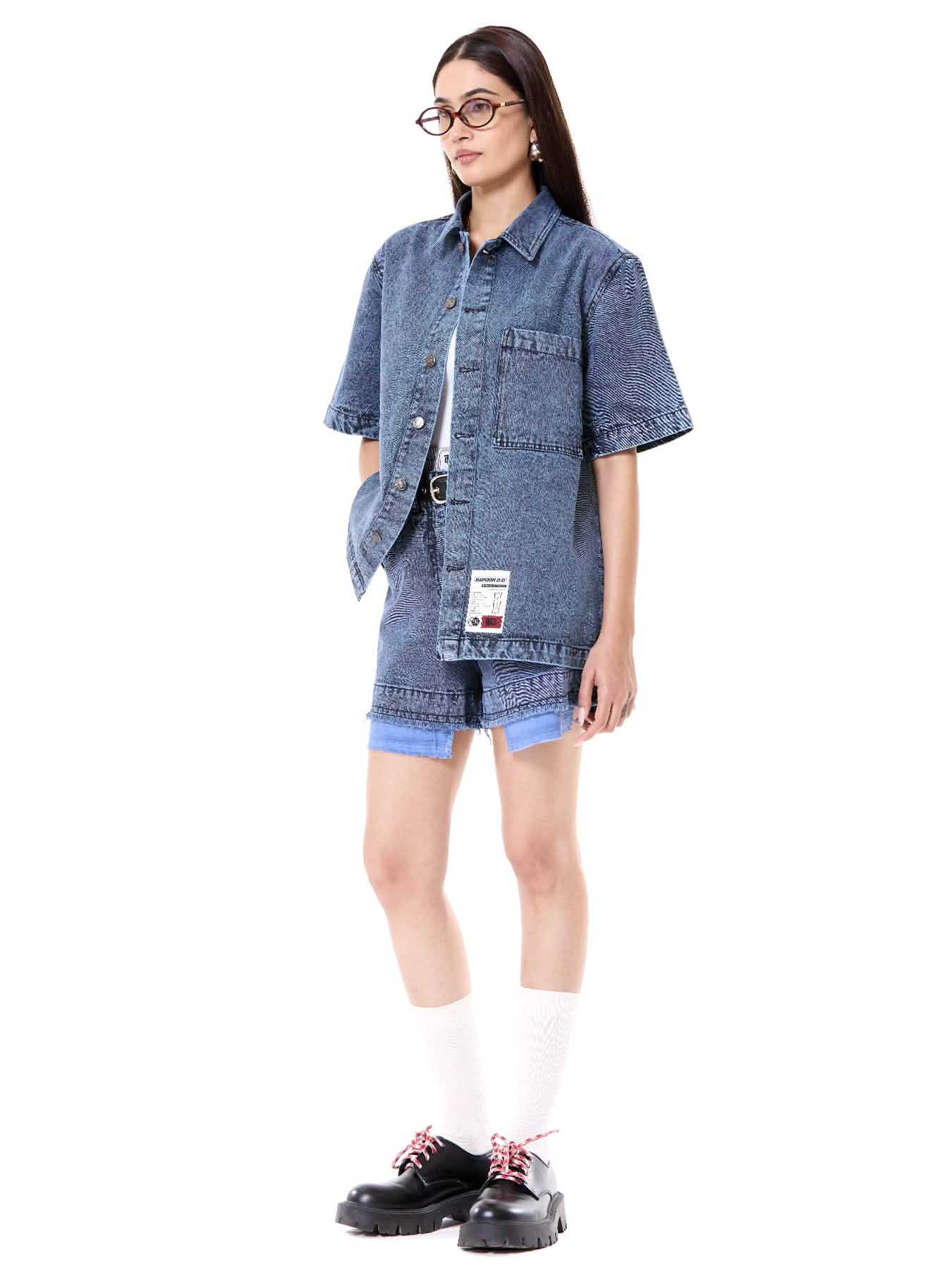 Overszied Denim Shacket