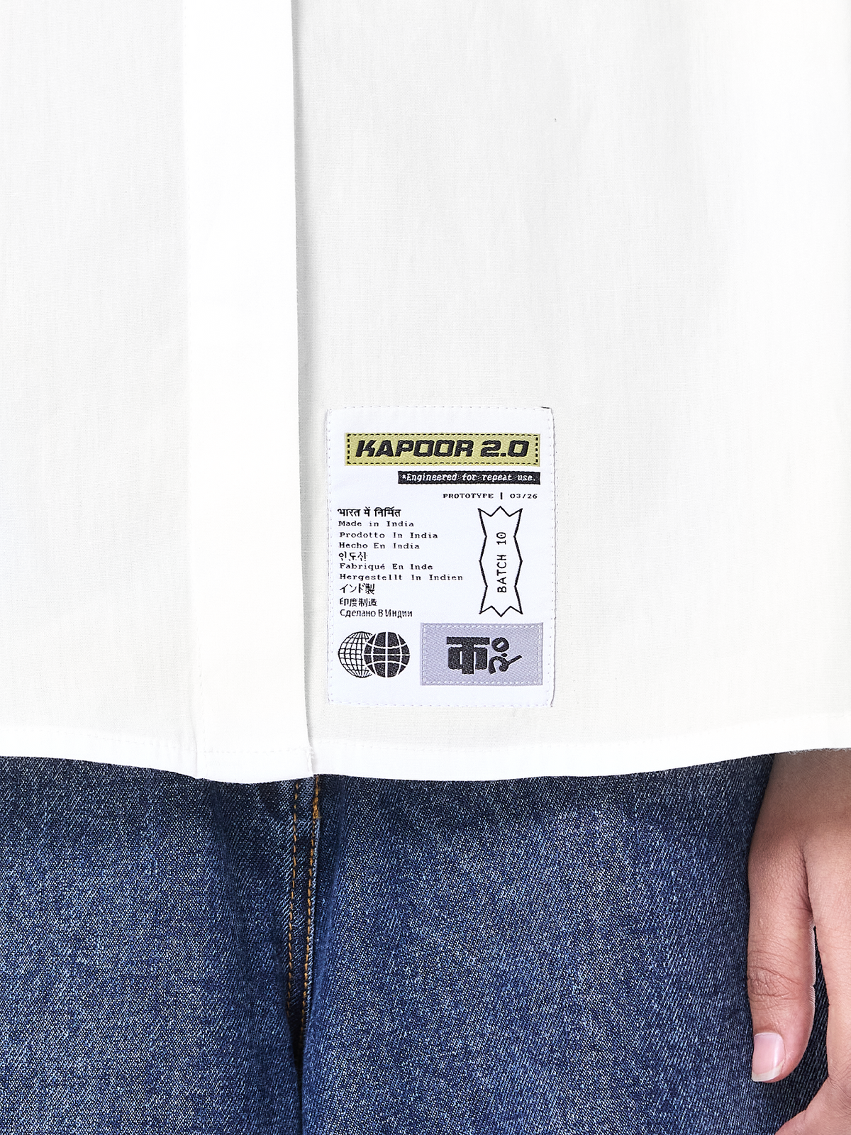 Embroidered Oversize Shirt