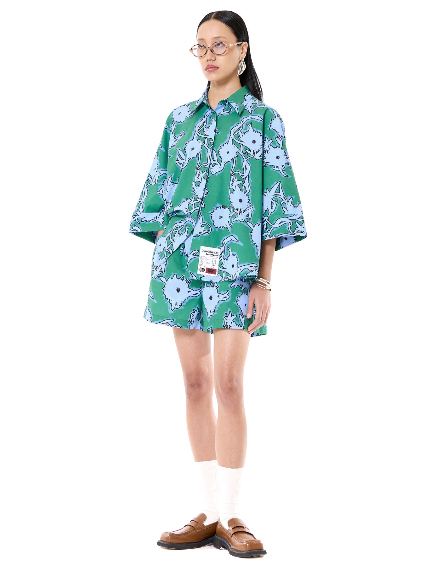 Lagoon Oversize Shirt Co-ord Set