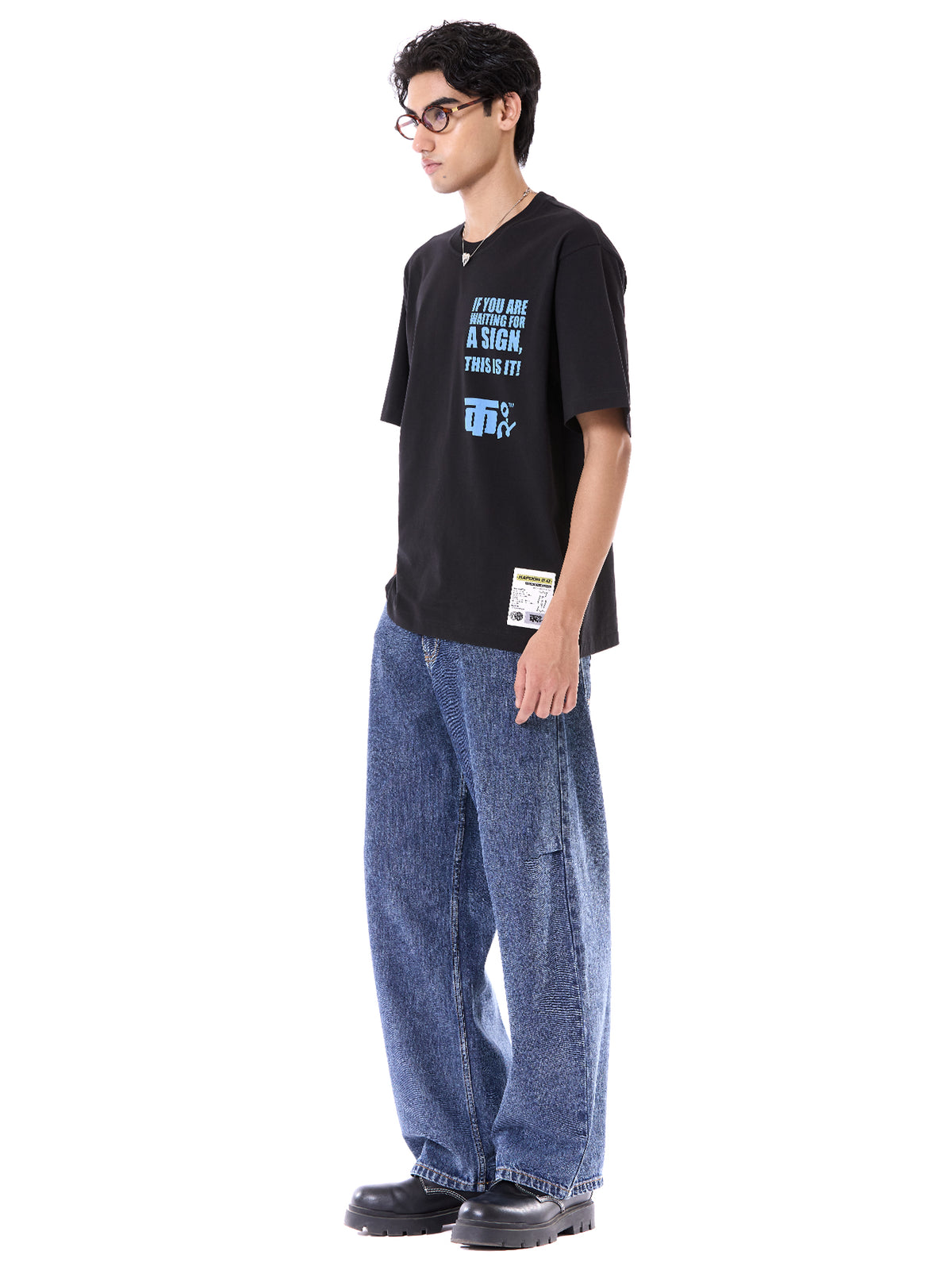 Slogan Oversized Tee