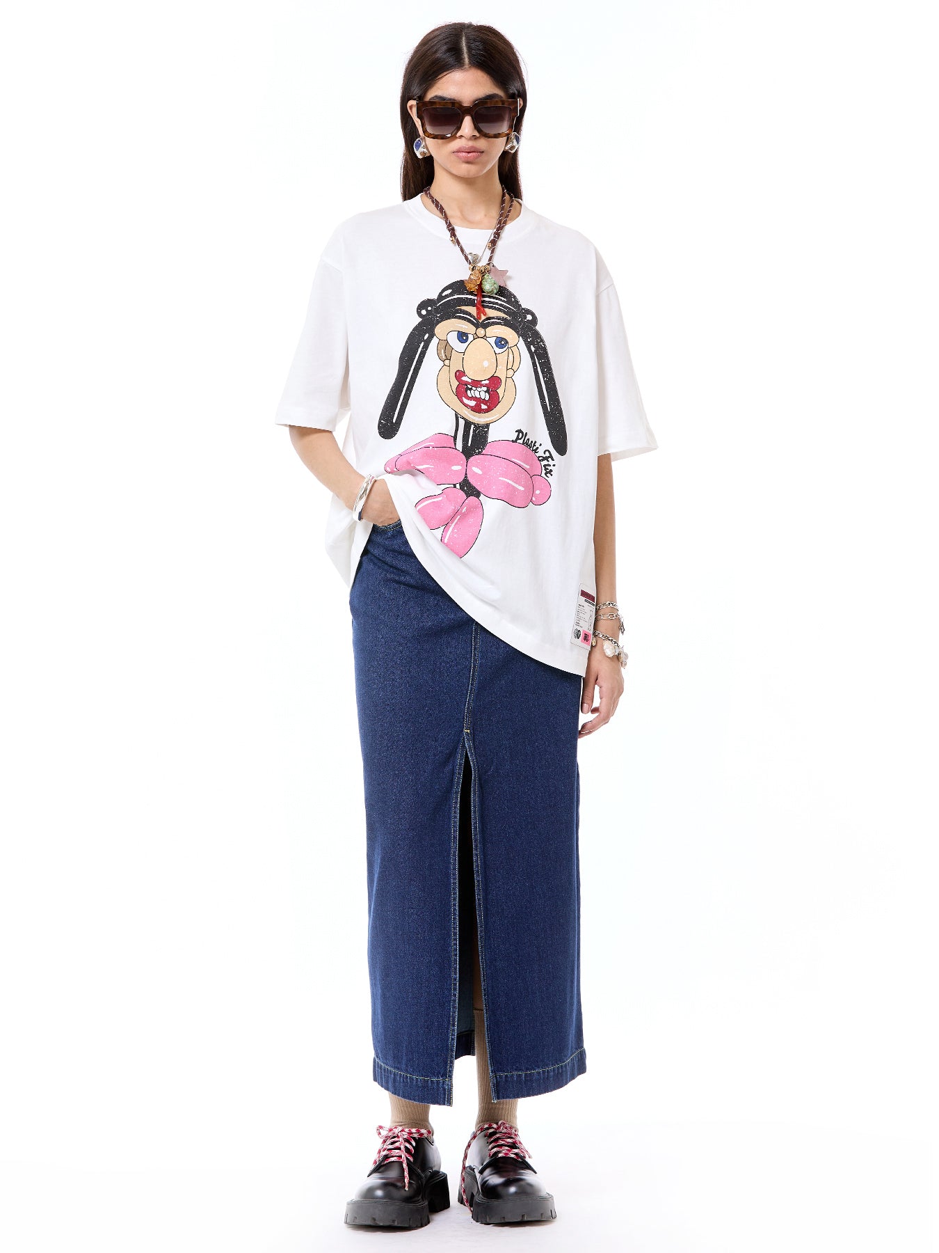 Balloon Face' Oversized Tee