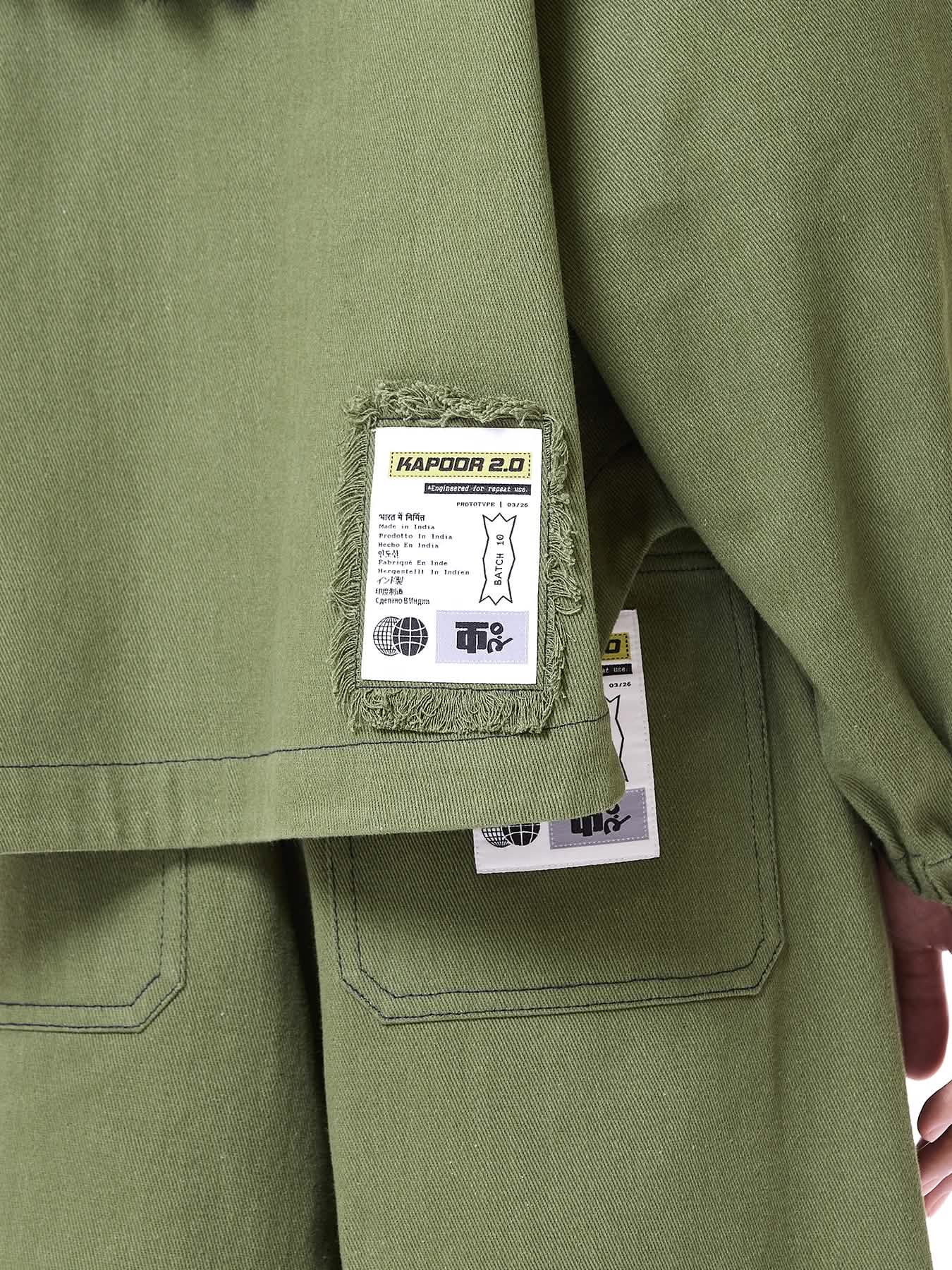 Logo Oversize Shacket Co-ord Set