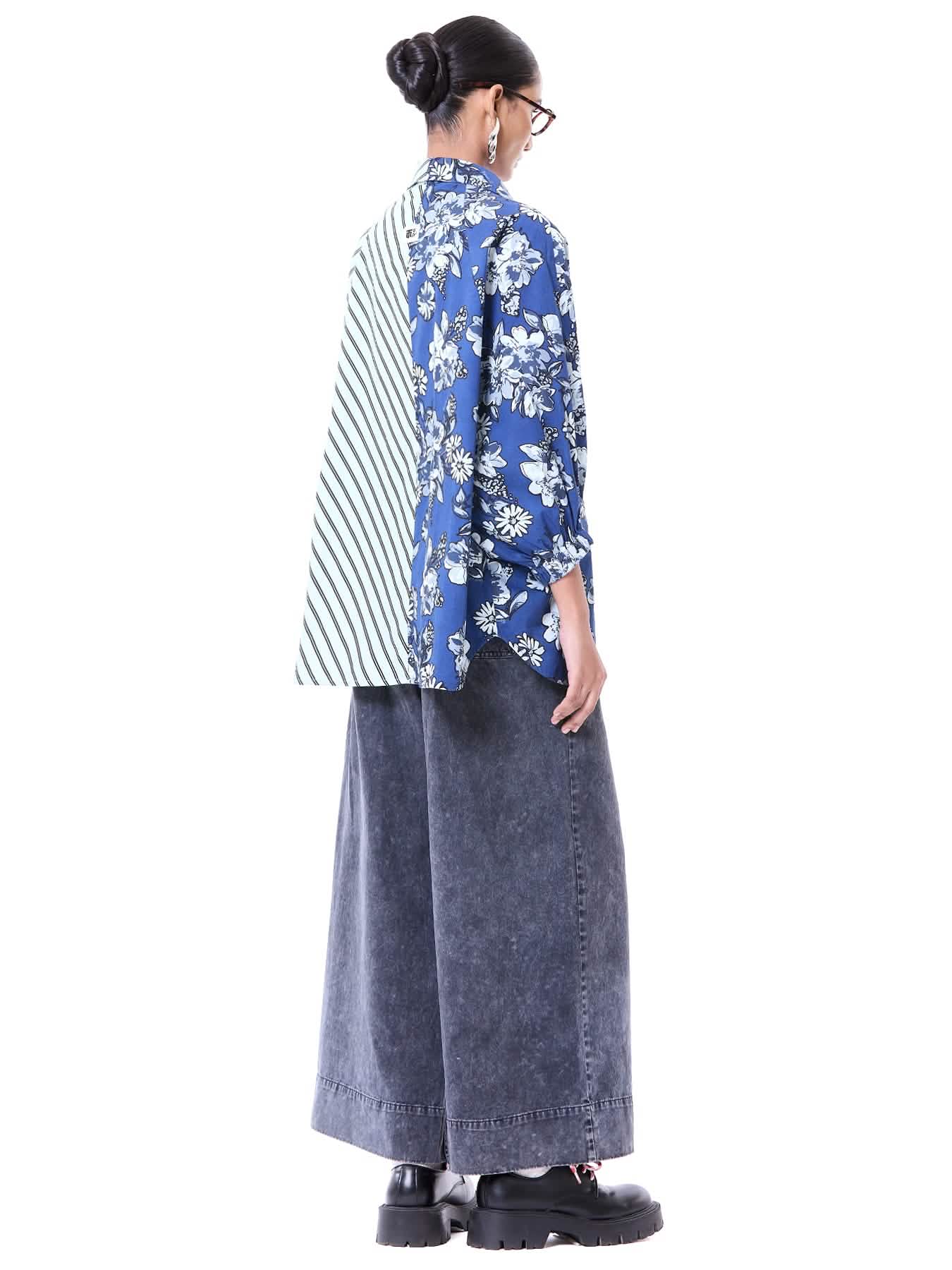Wing Split Tie-up Shirt