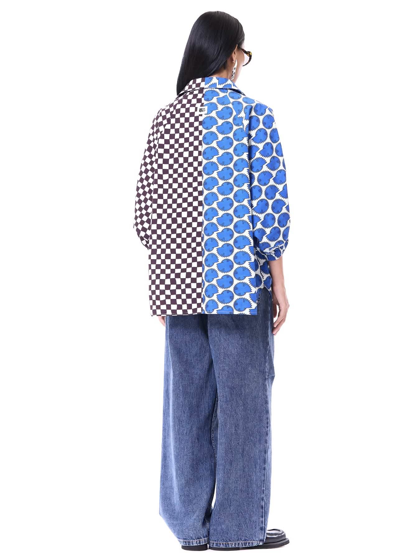 Wing Split Tie-up Shirt