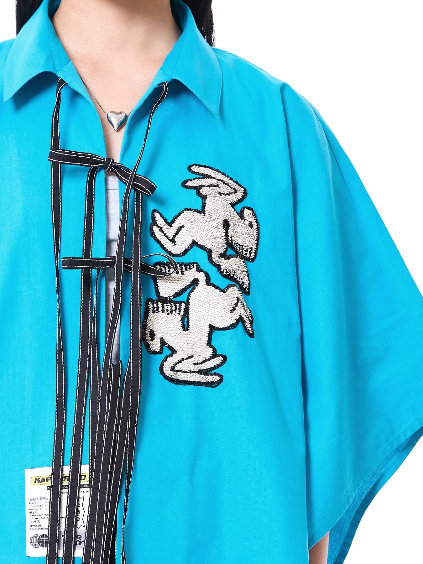 Embroidered Kaftan Tie-up Co-ord Set