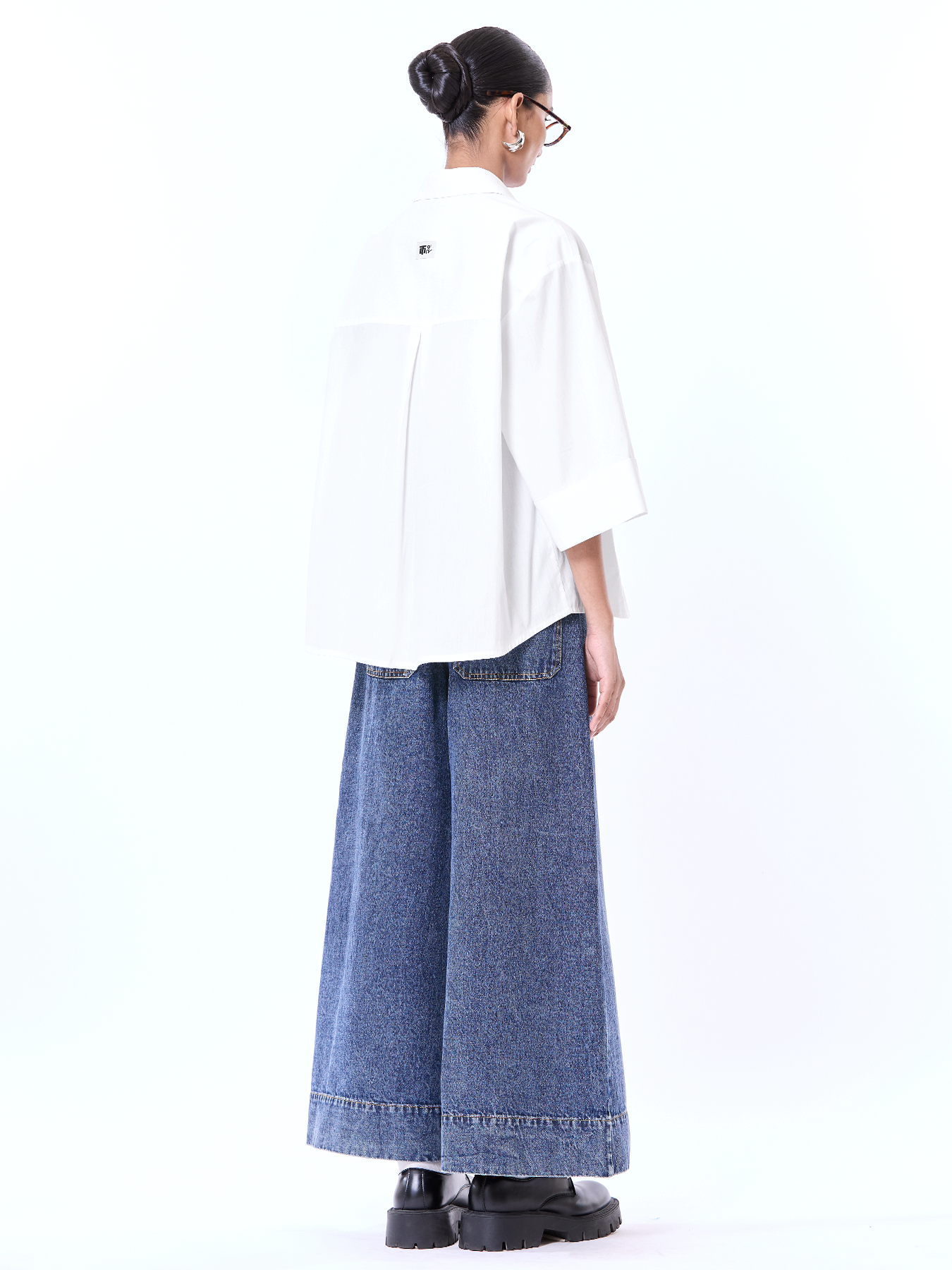 Embroidered Oversize Shirt