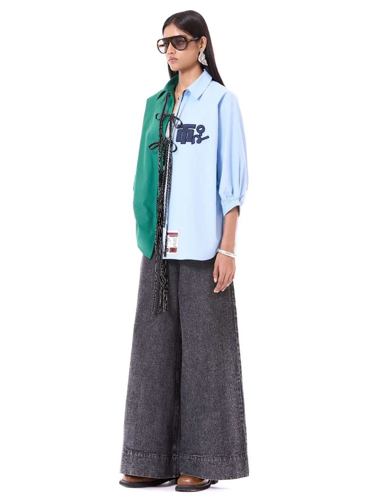 Logo Wing Tie-up Shirt