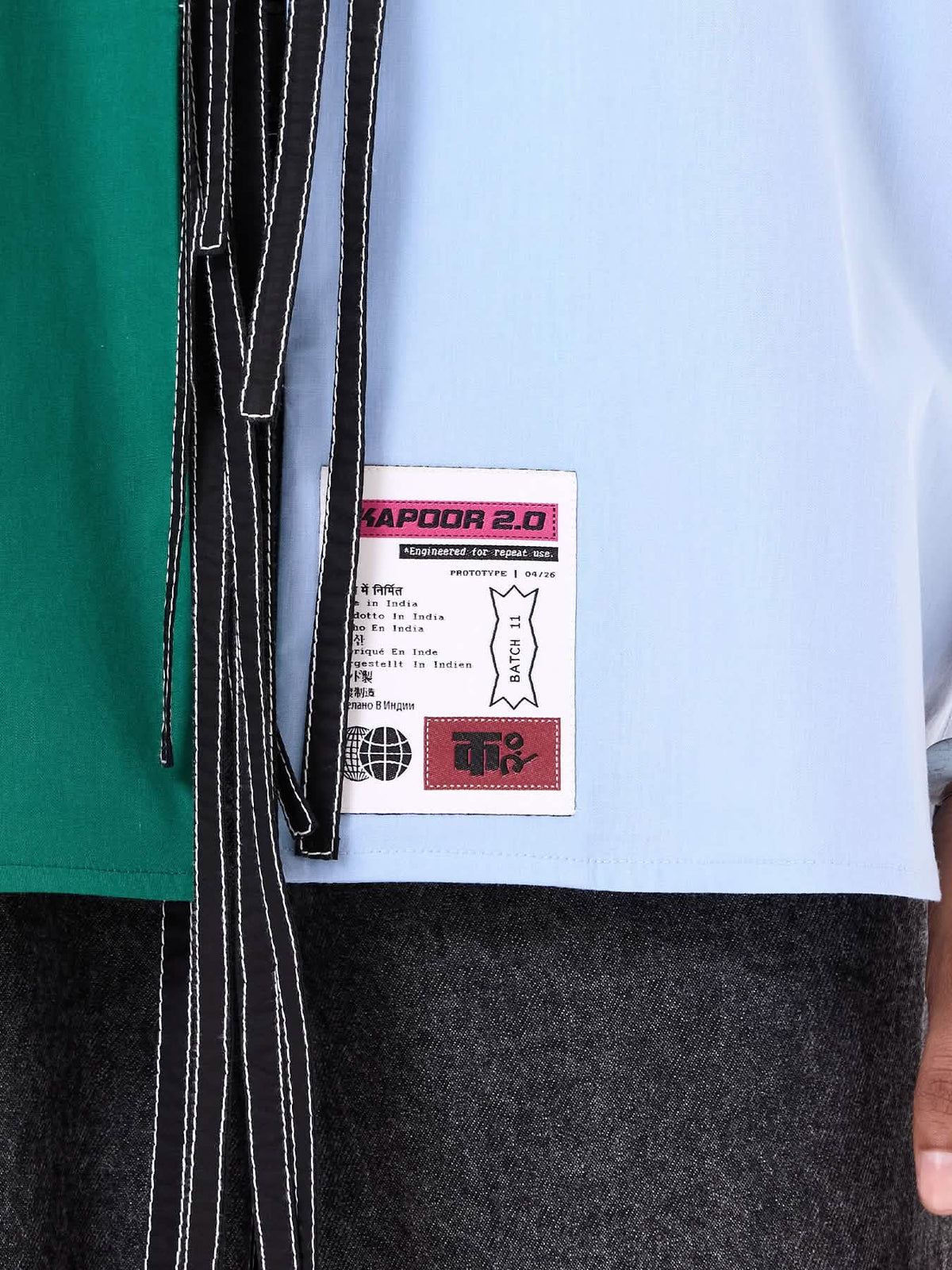 Logo Wing Tie-up Shirt