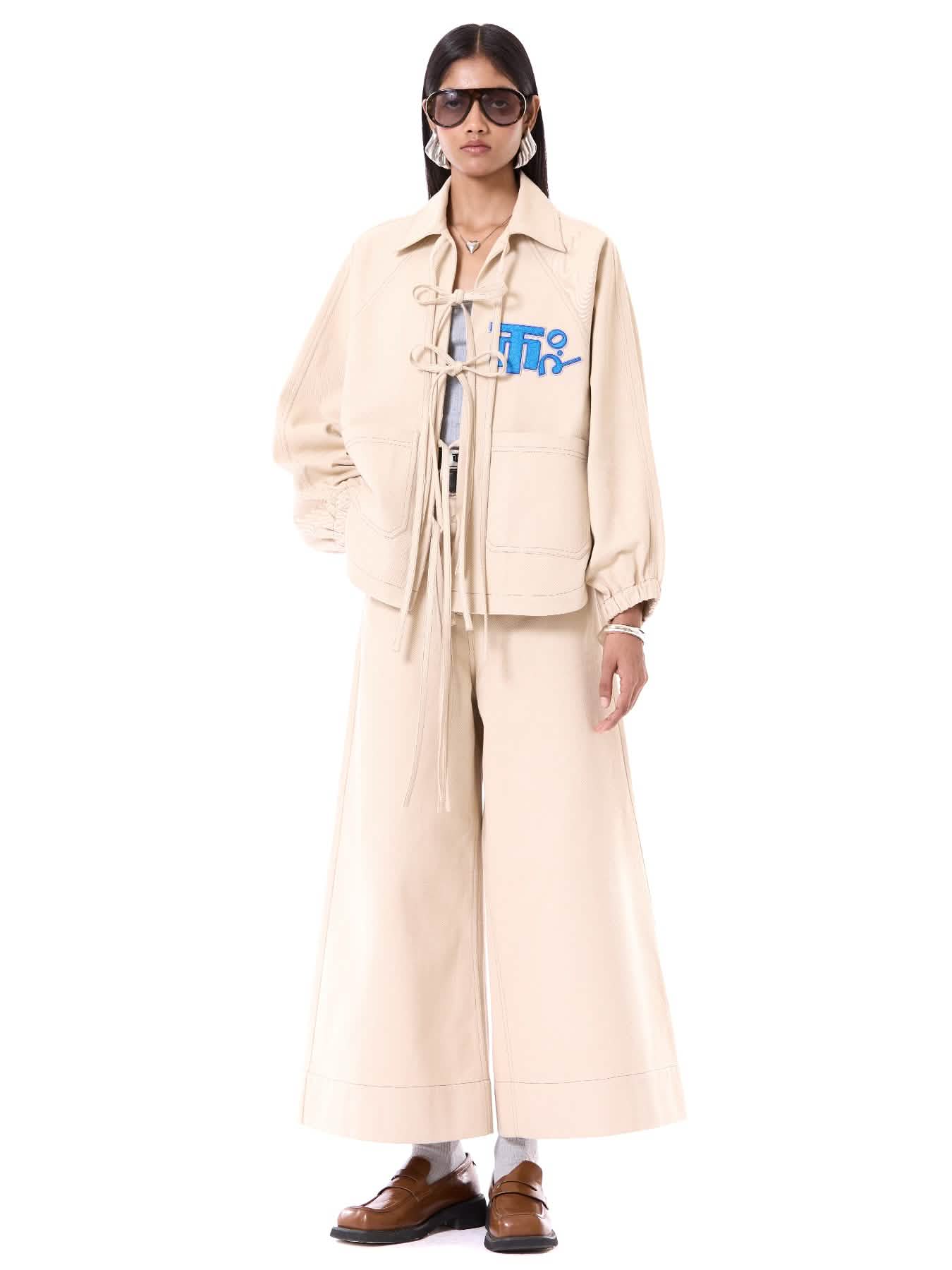 Logo Tie-up Shacket