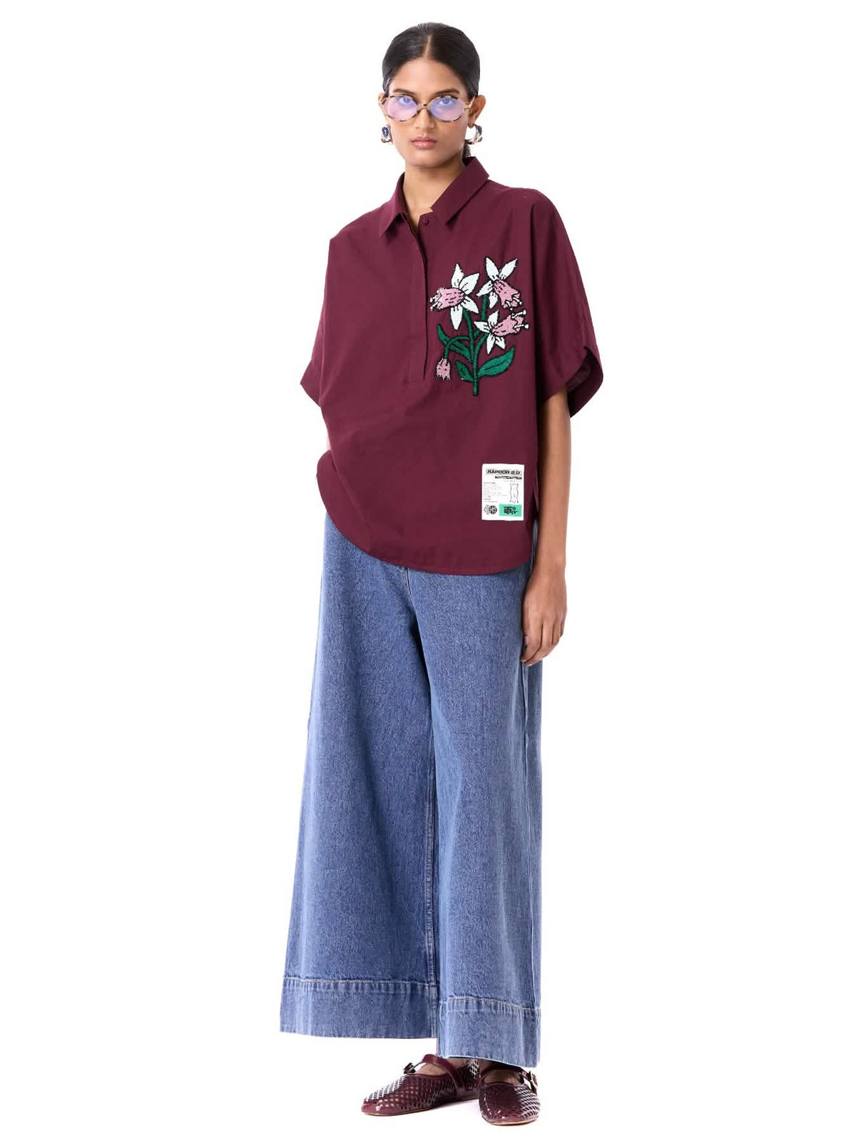 Embroidered Oasis Shirt