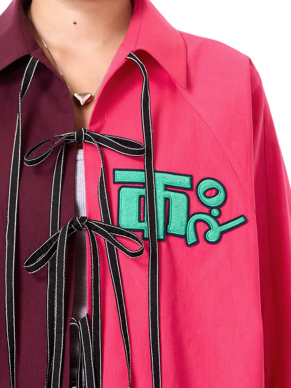 Logo Wing Tie-up Shirt