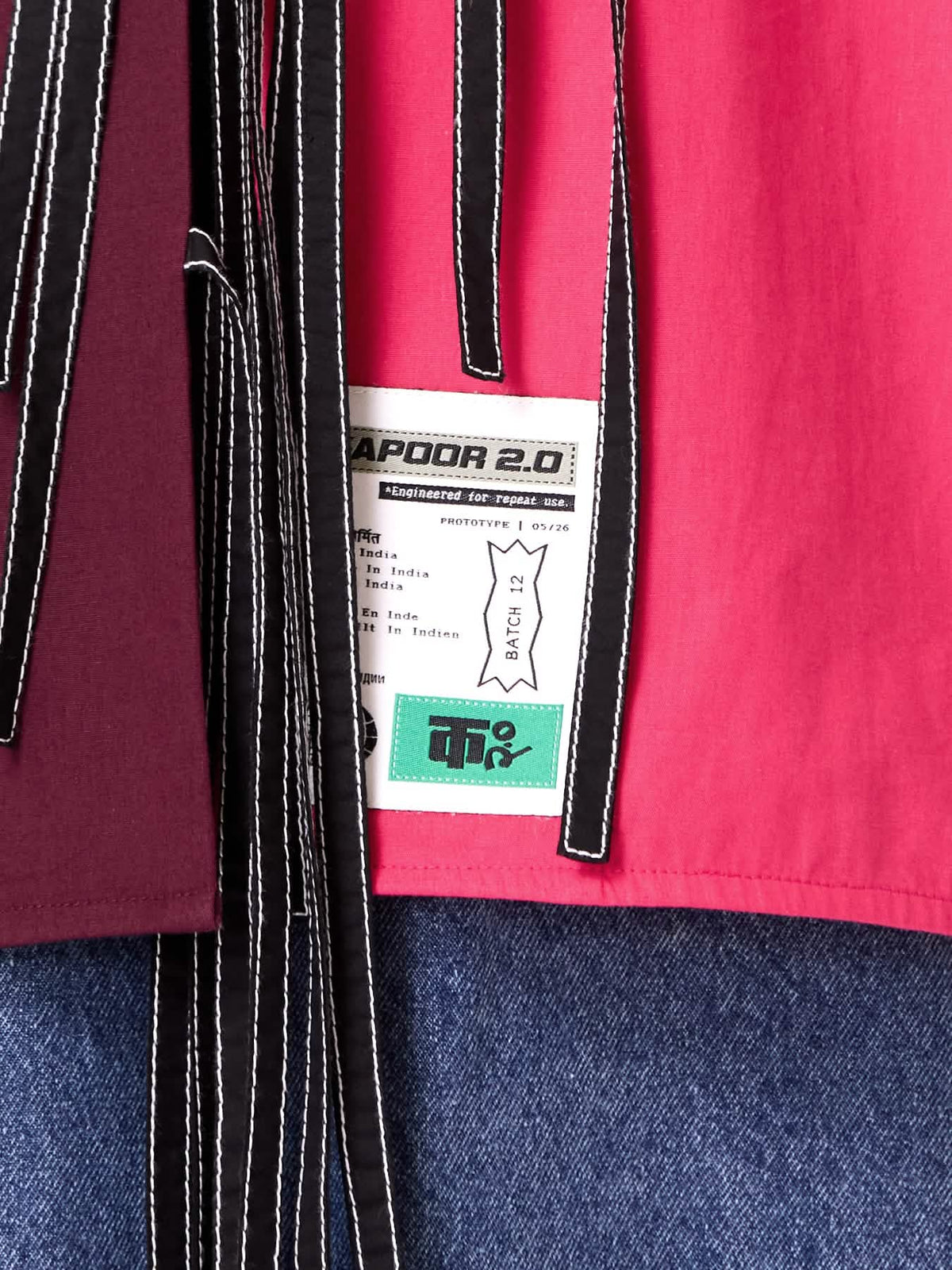 Logo Wing Tie-up Shirt