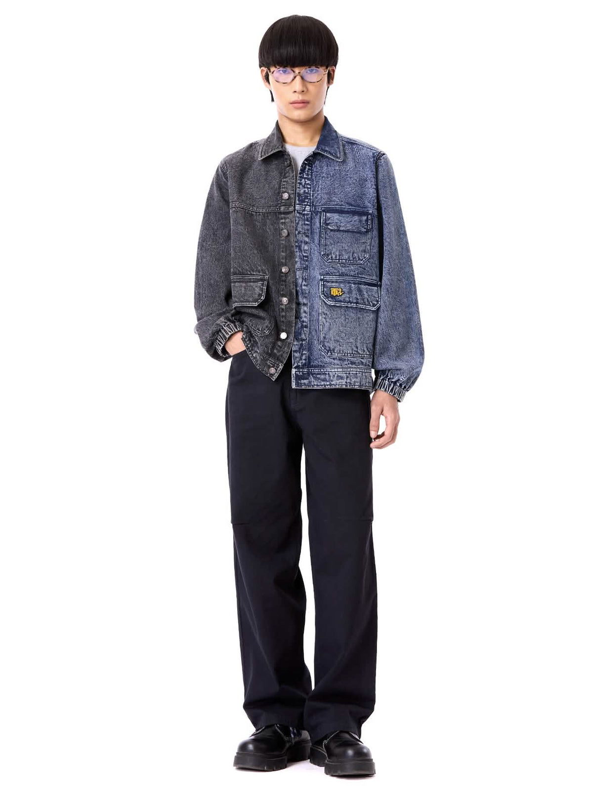 Logo Split Denim Jacket