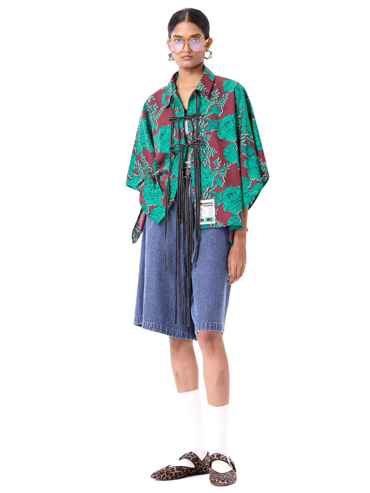 Canopy Kaftan Tie-up Shirt