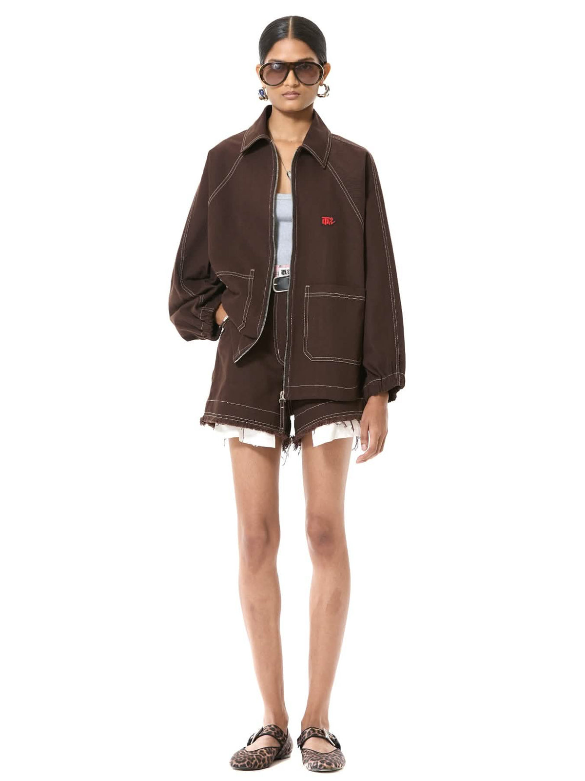 Logo Oversize Shacket