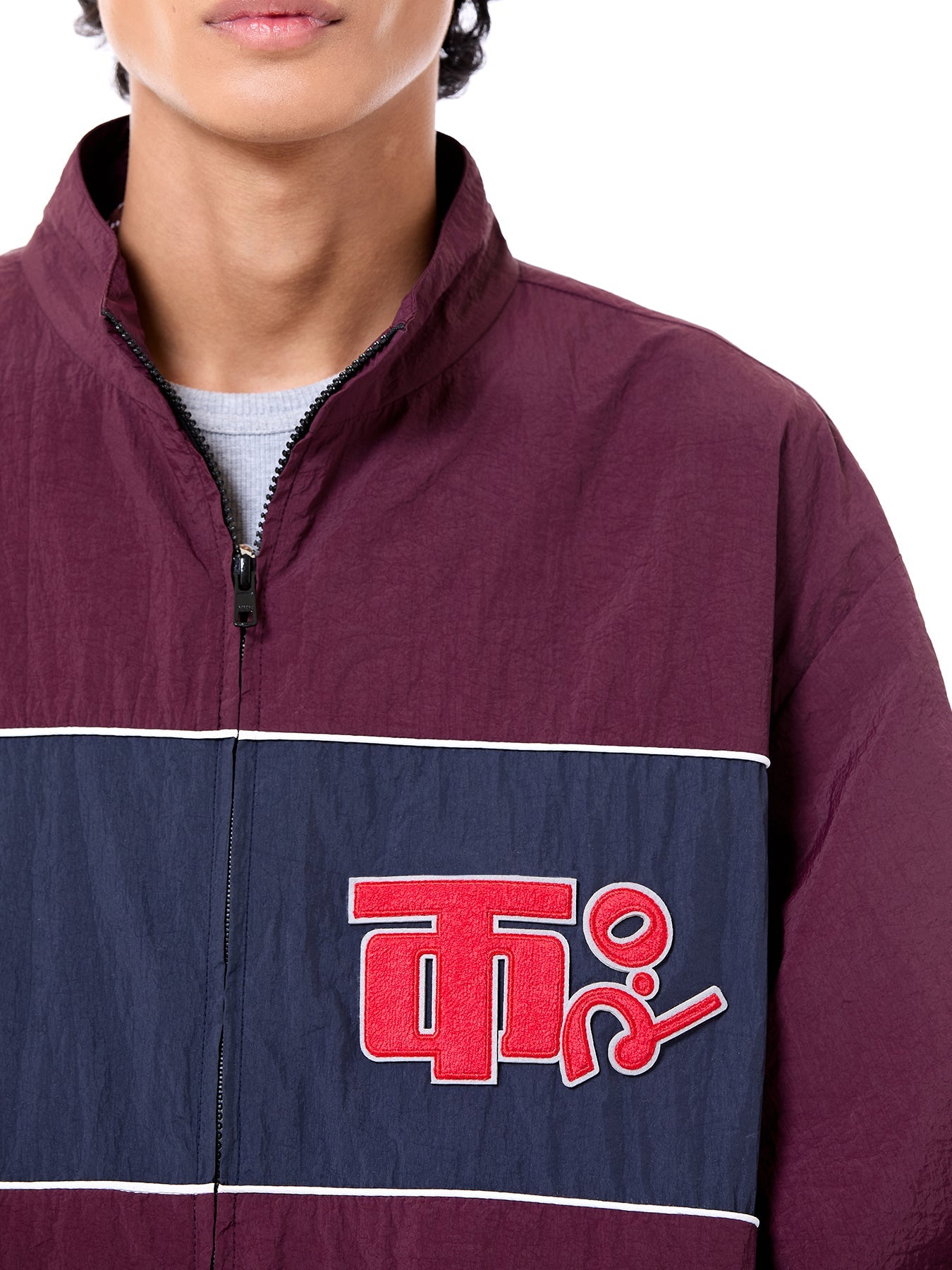 Paneled Logo Jacket