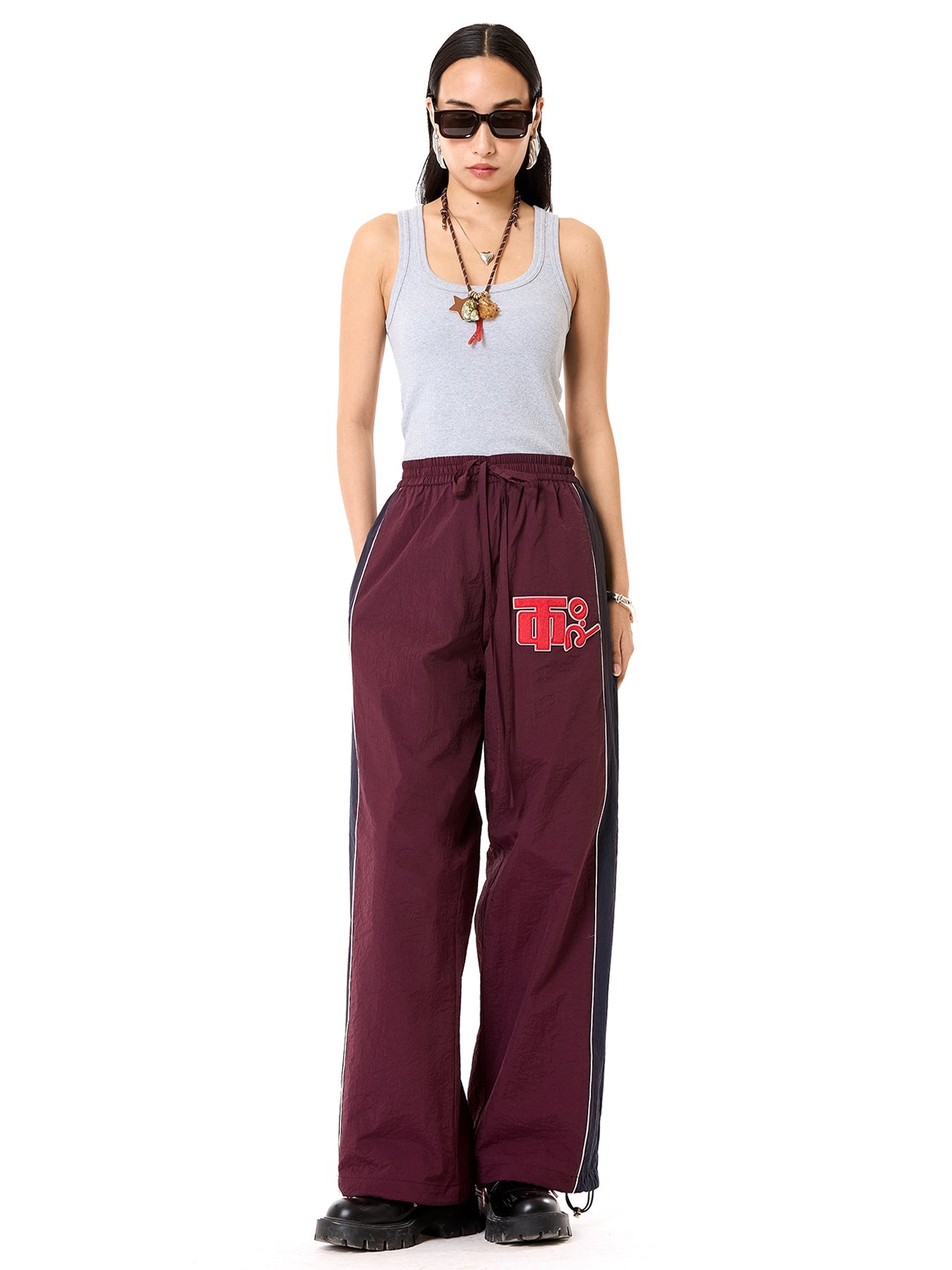 Paneled Logo Pants
