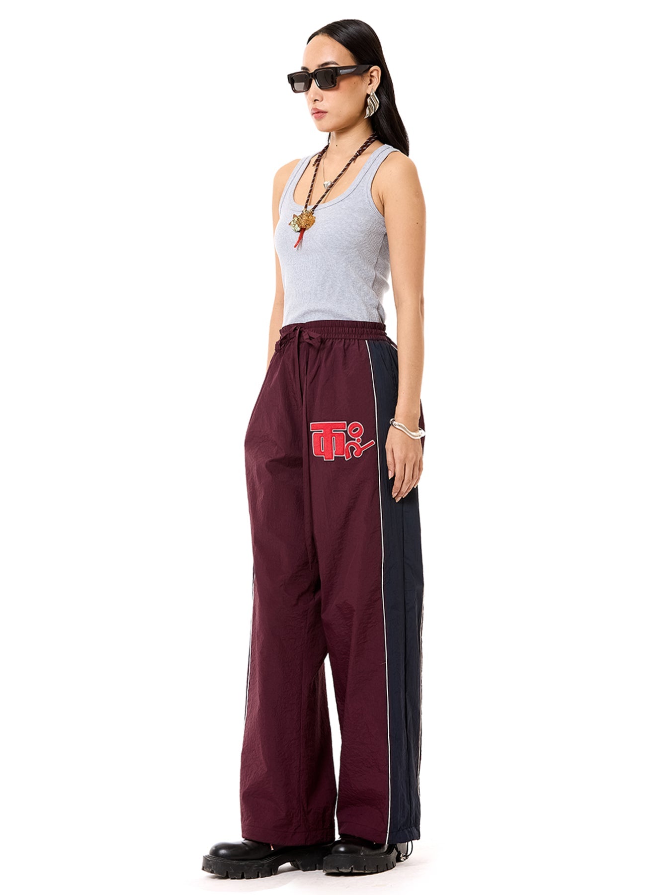 Paneled Logo Pants