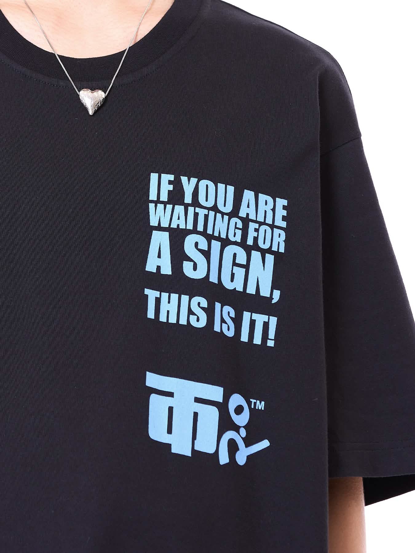 Slogan Oversized Tee