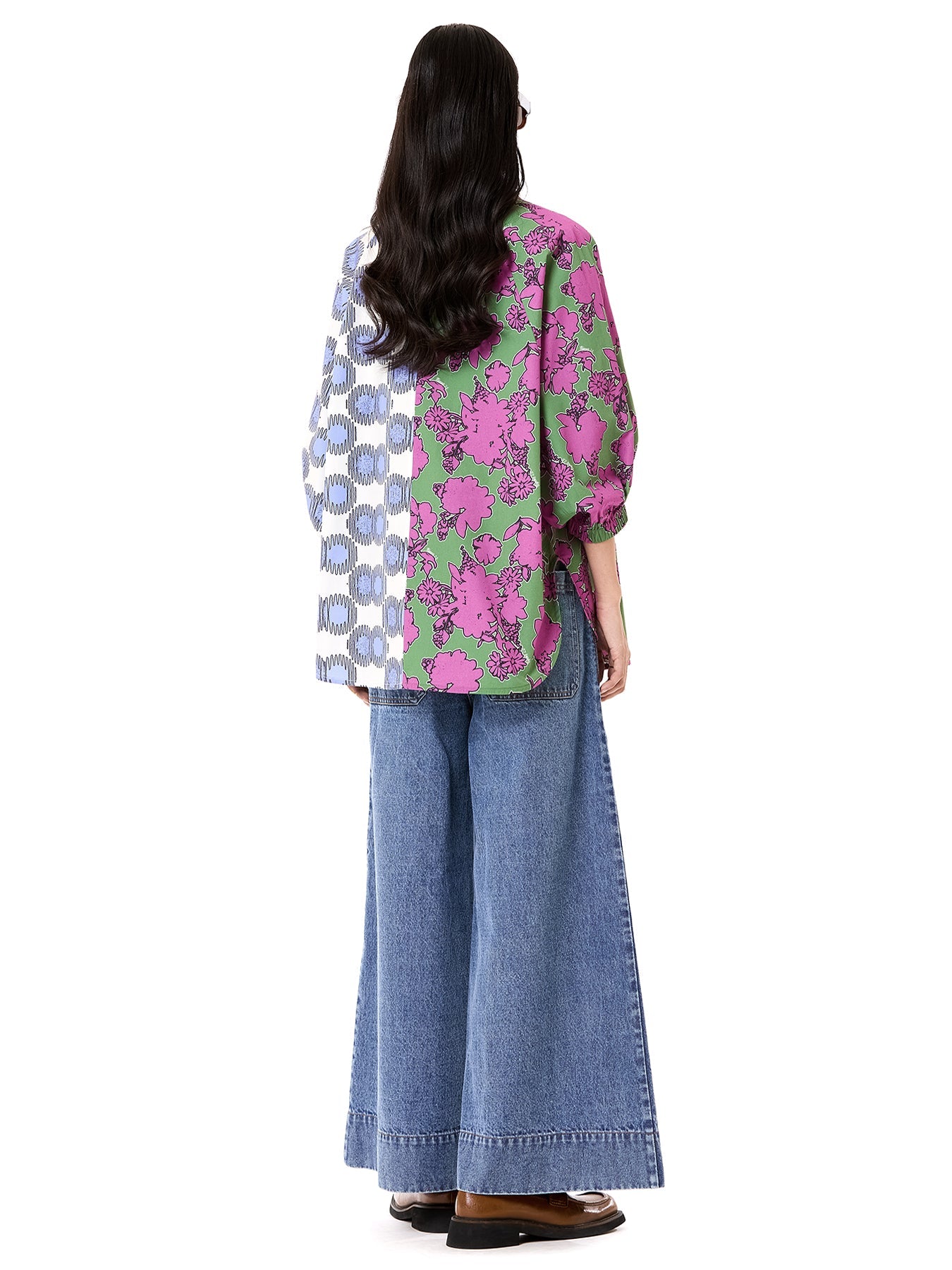 Wing Split Tie-up Shirt