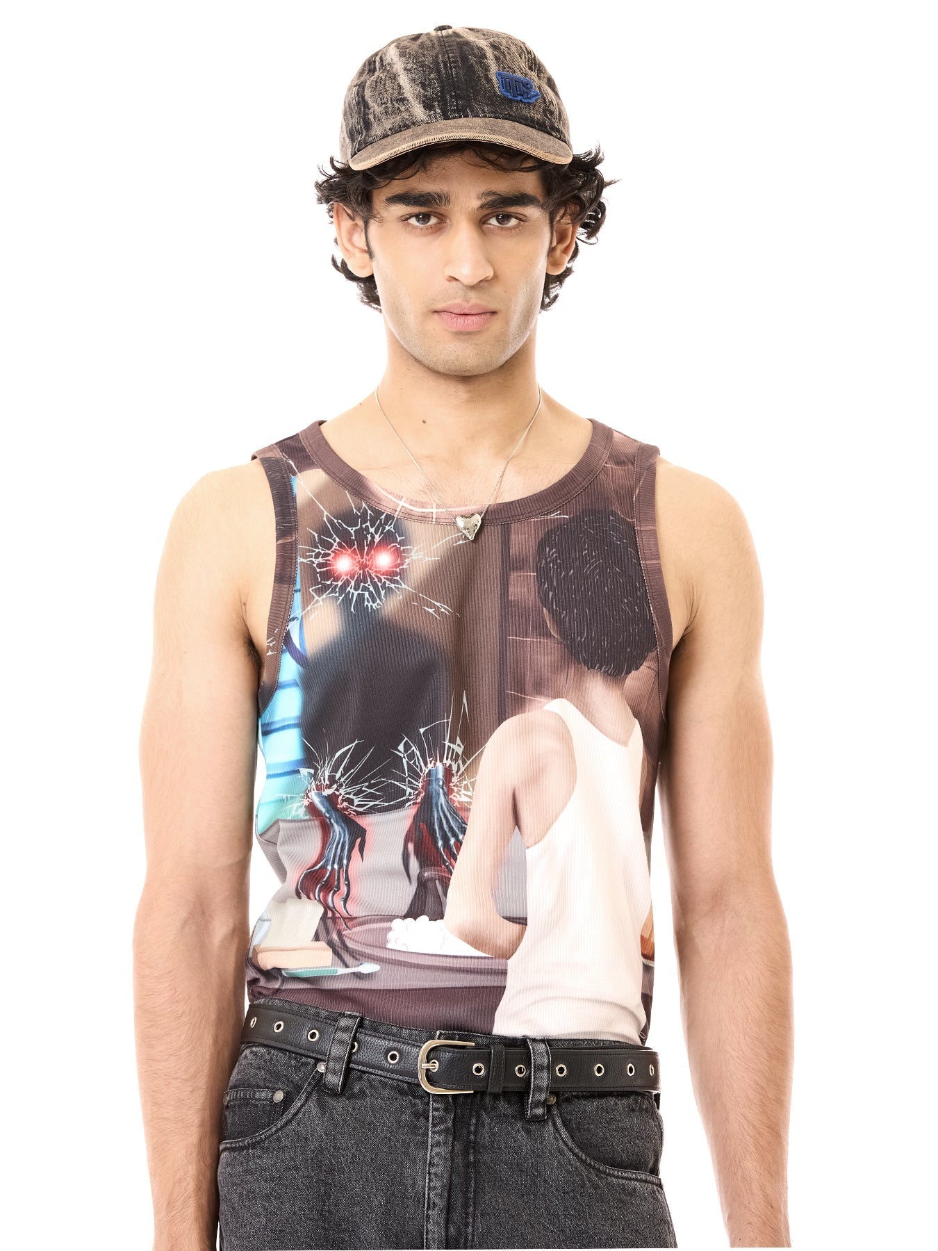 The Visitor' Ribbed Tank