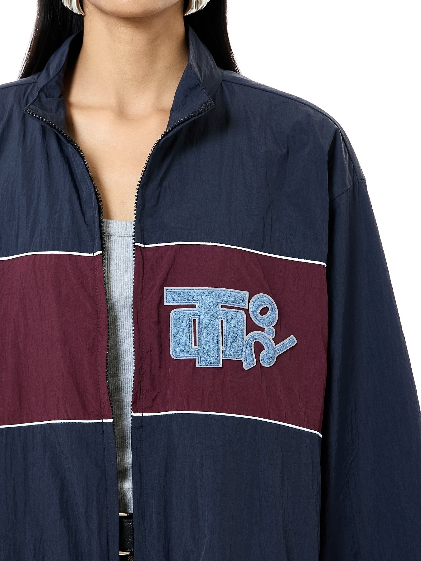 Paneled Logo Jacket
