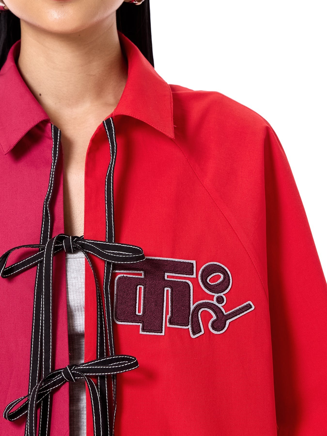 Logo Wing Tie-up Shirt