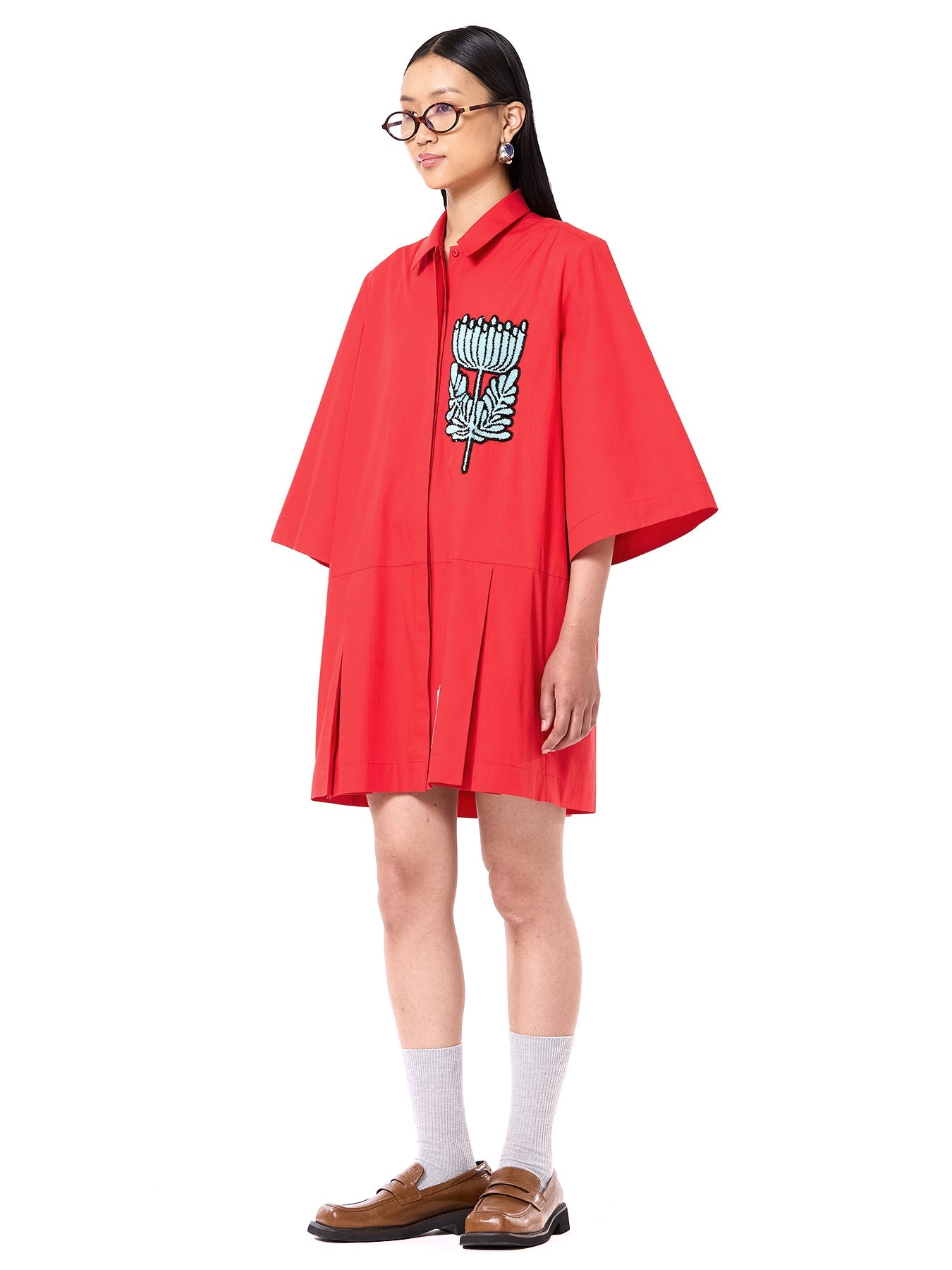 Embroidered Studio Dress