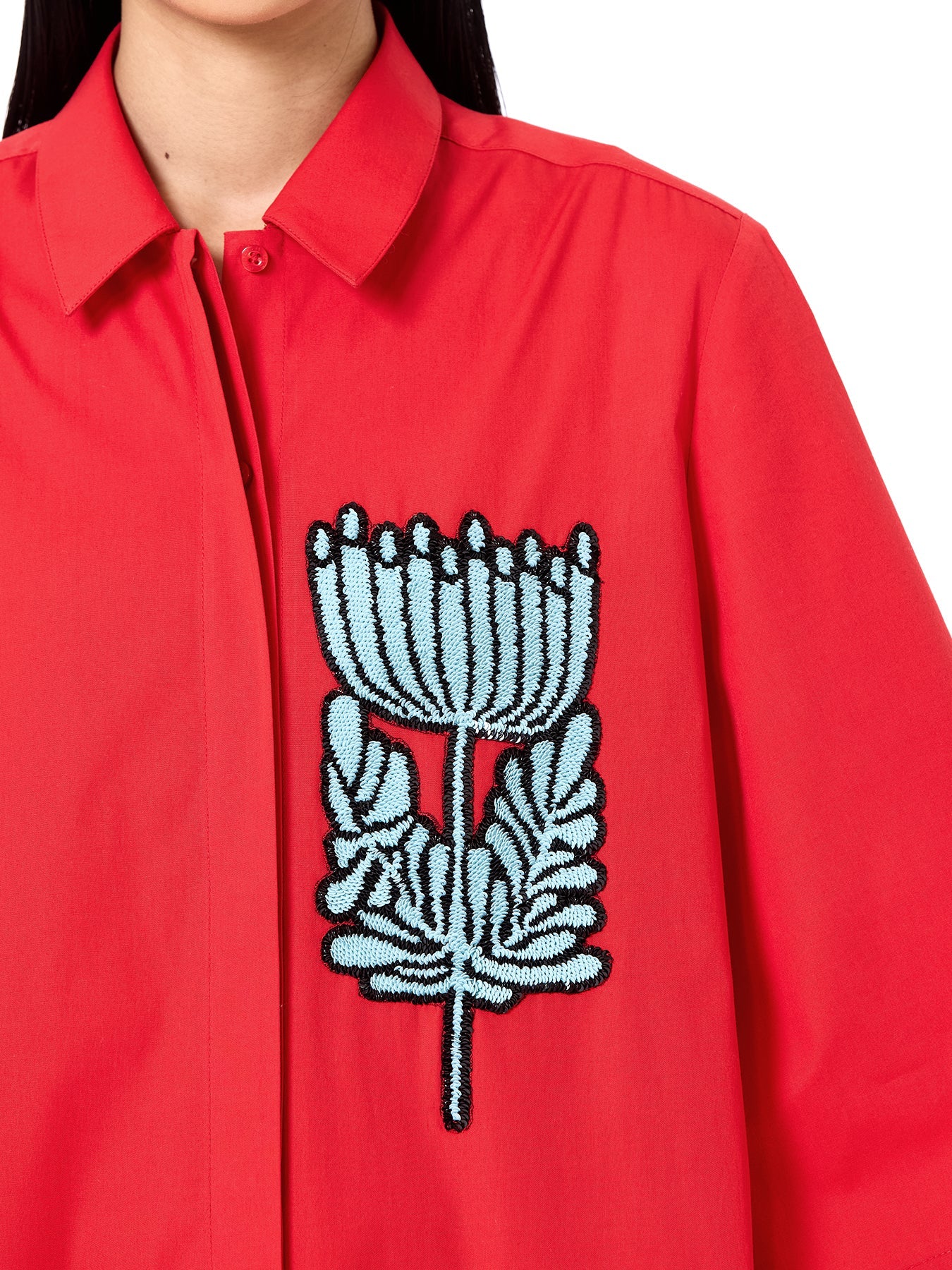 Embroidered Studio Dress