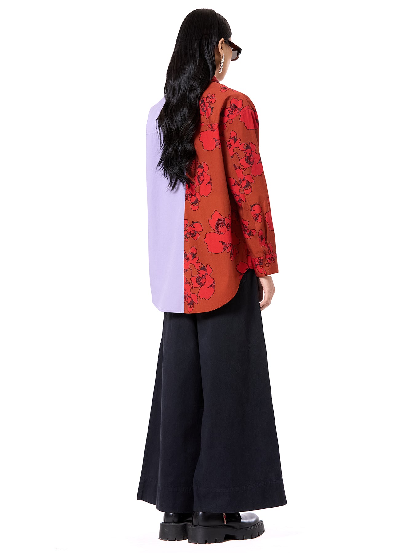 Embroidered Split Shirt