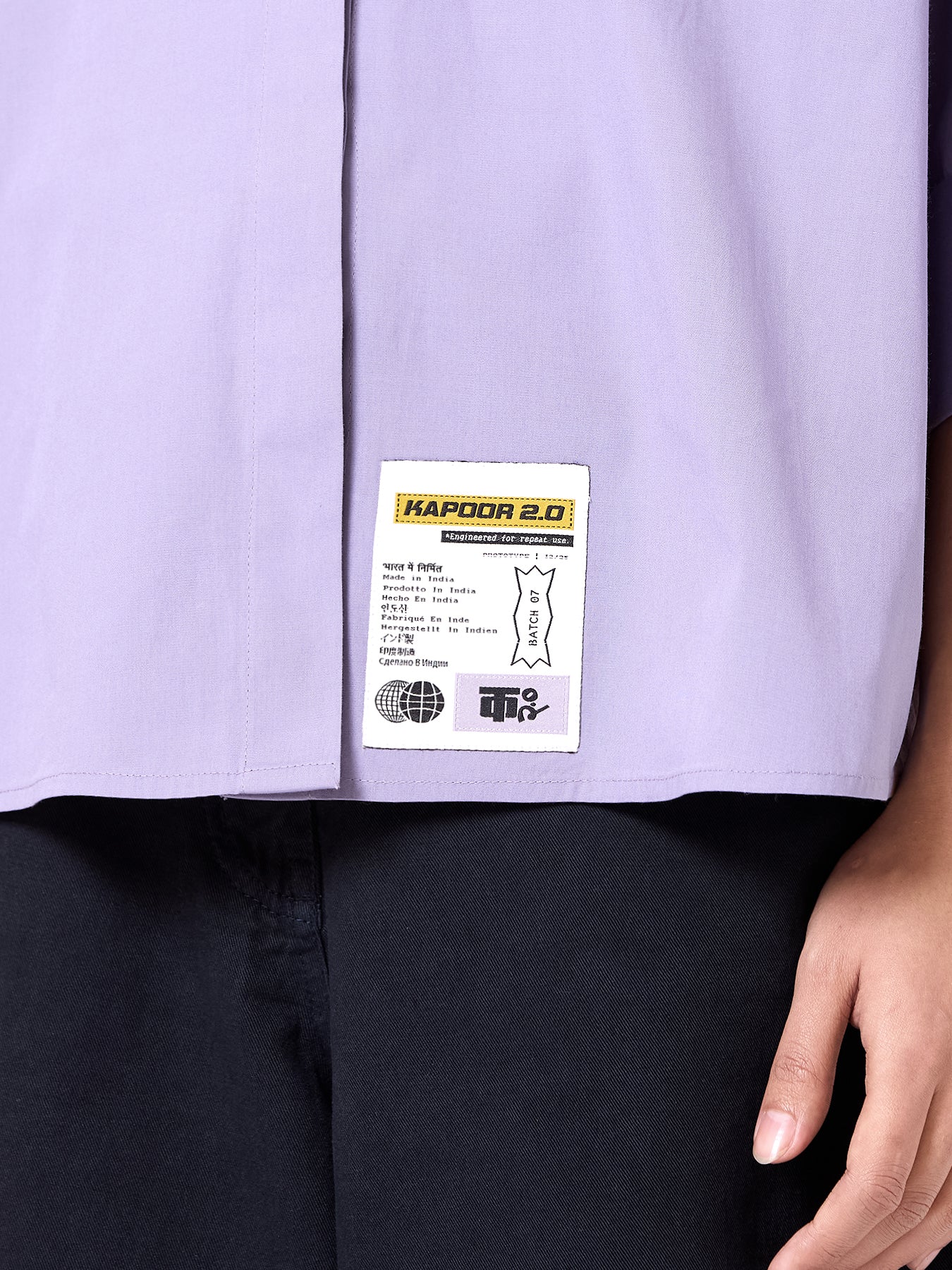 Embroidered Oversize shirt