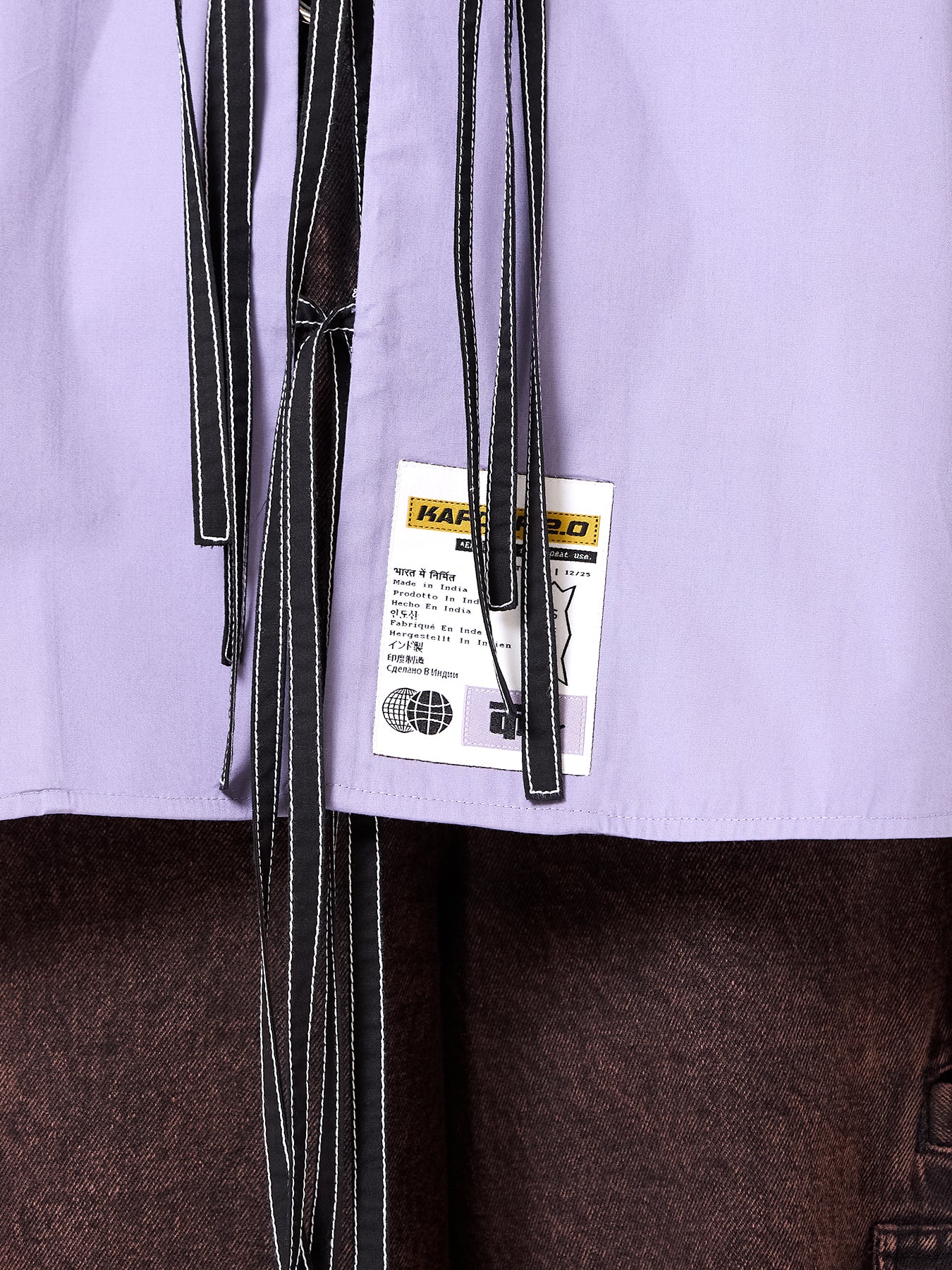 Logo Wing Tie-up Shirt