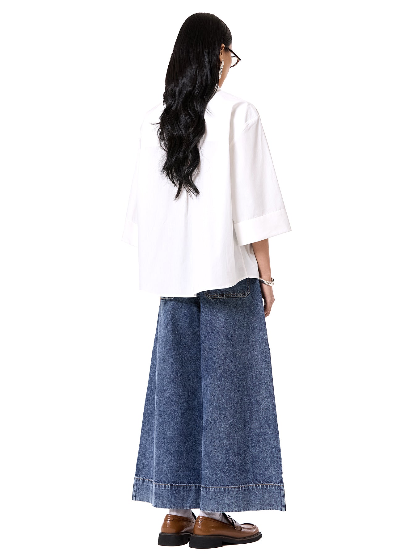 Embroidered Oversize Shirt